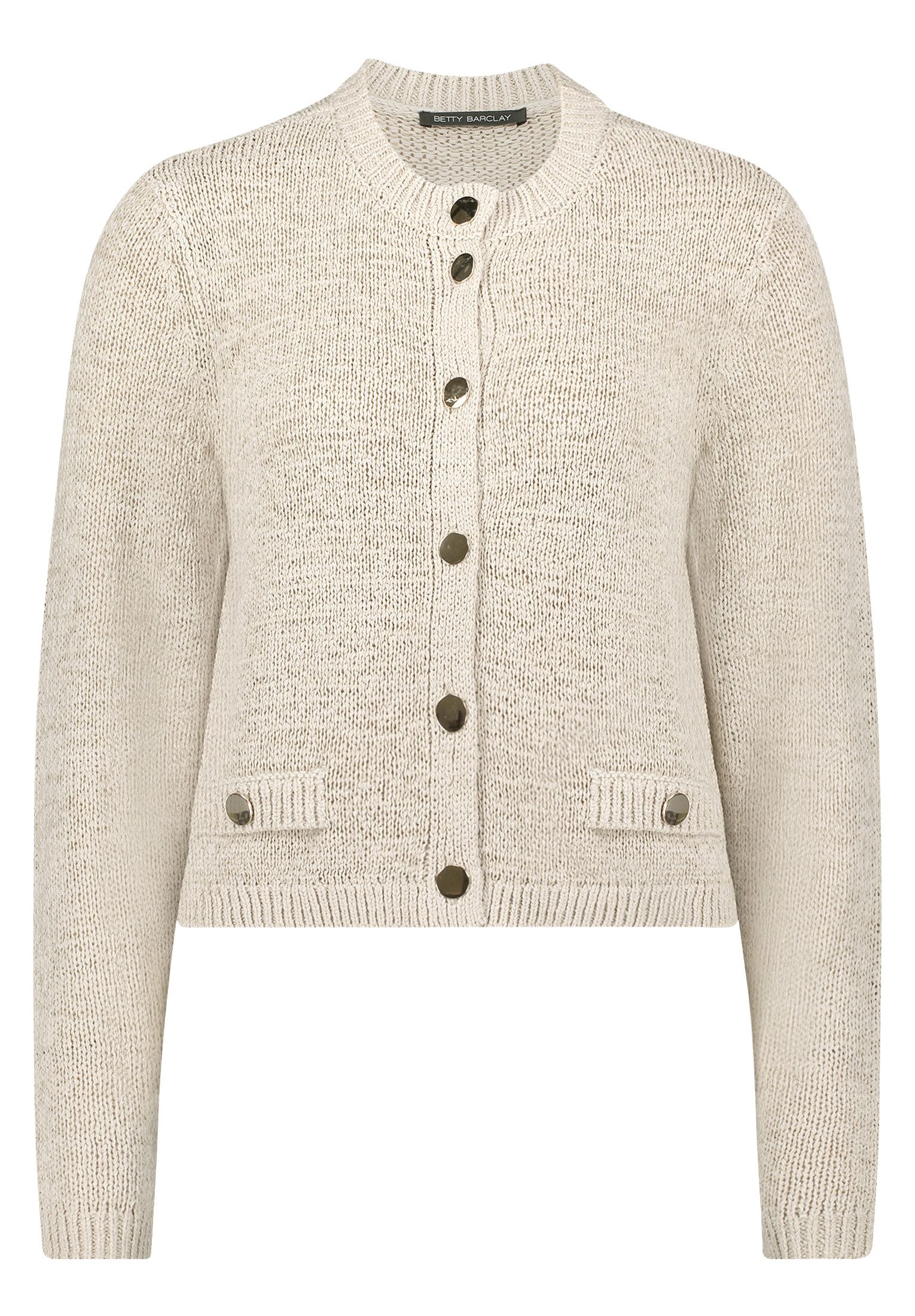 Betty Barclay Strickjacke Damen mit aufgesetzten Taschen (1-tlg)