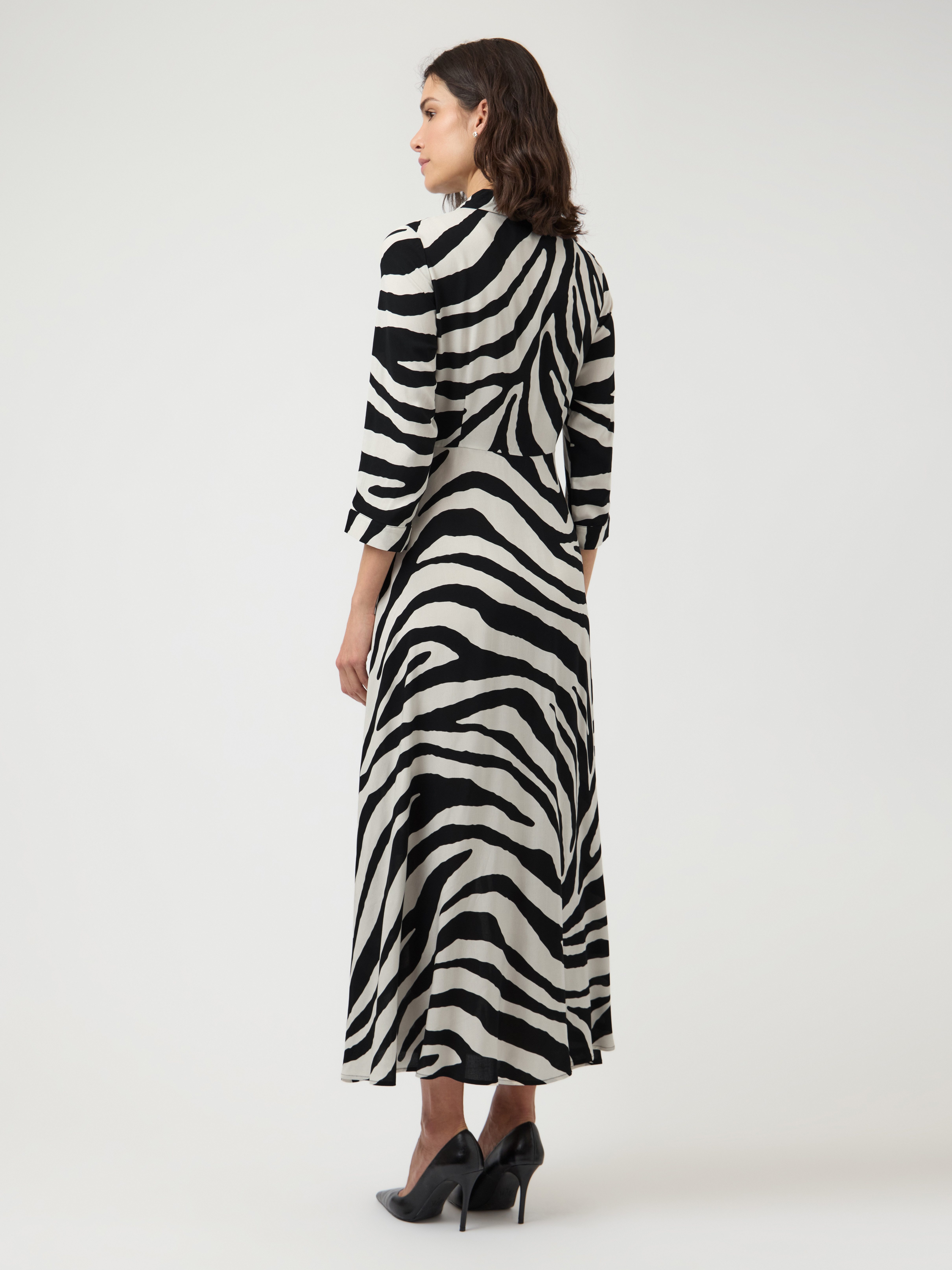 Y.A.S Hemdblusenkleid YASSAVANNA LONG SHIRT DRESS Sommerkleid, mit 3/4 Ärmel