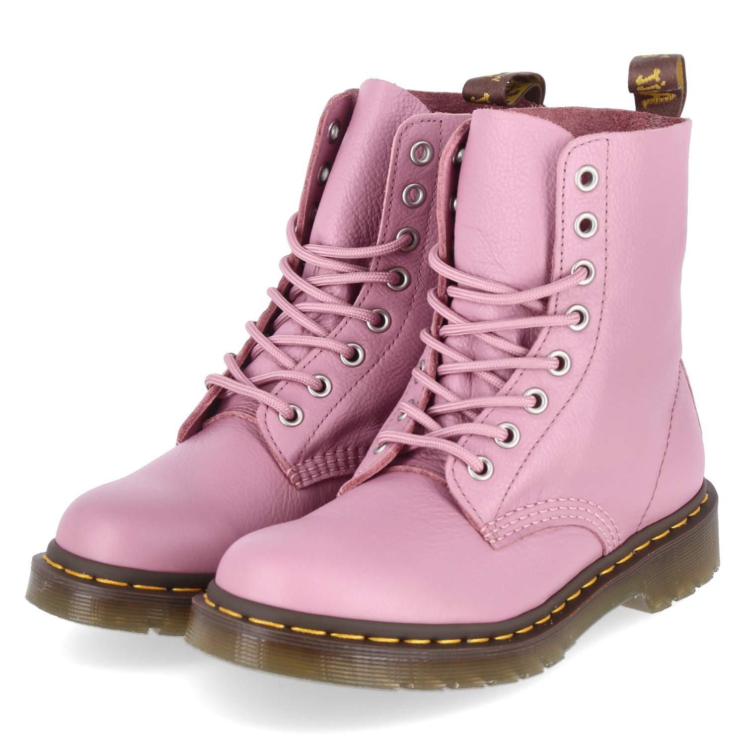 DR. MARTENS Dr. Martens 13512653 Damen Glattleder pink Schnürstiefel