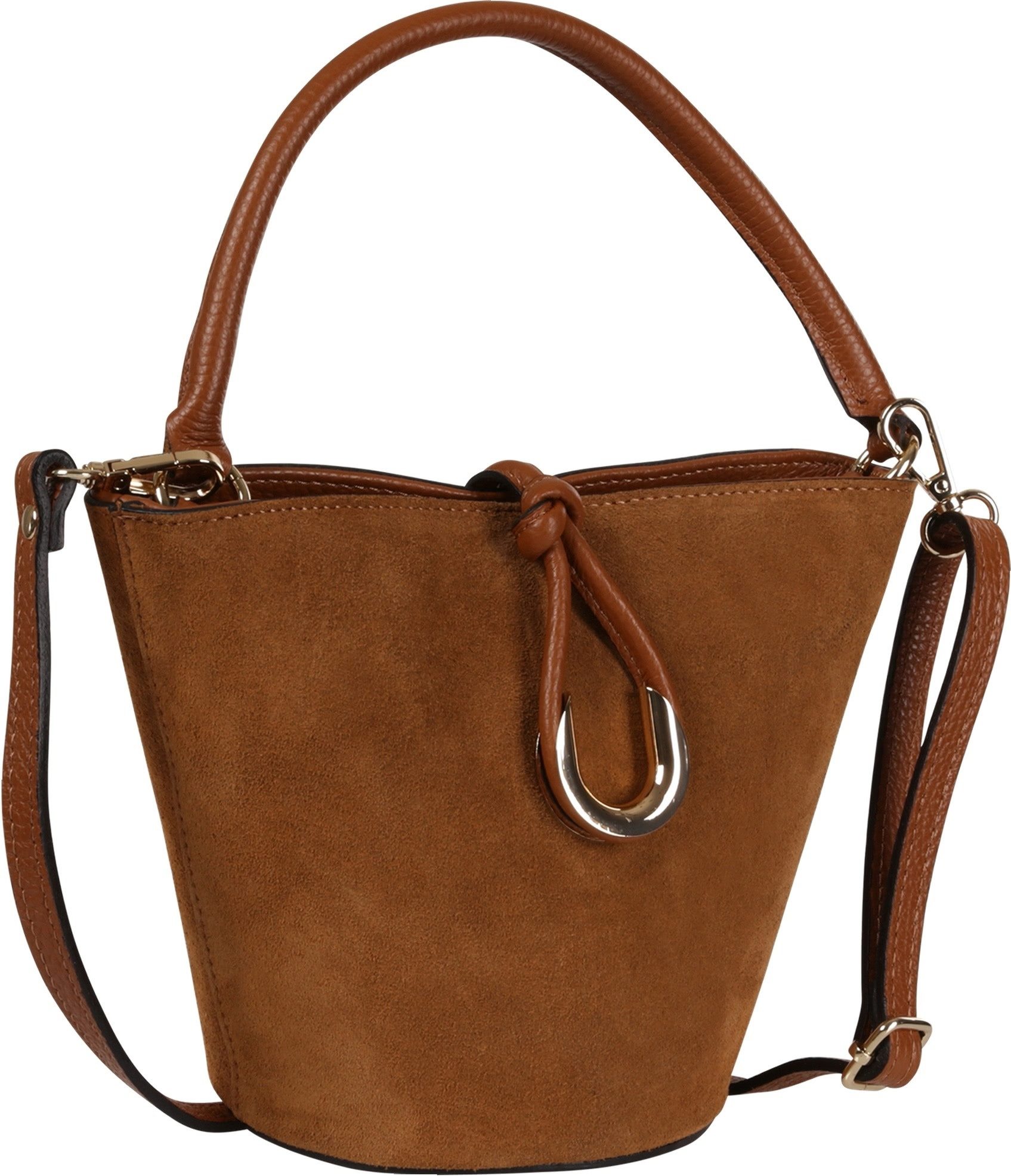 Toscanto Handtasche Toscanto Tasche tan, hellbraun (Handtasche), Damen Handtasche Leder, tan, hellbraun ca. 23cm x ca. 18cm