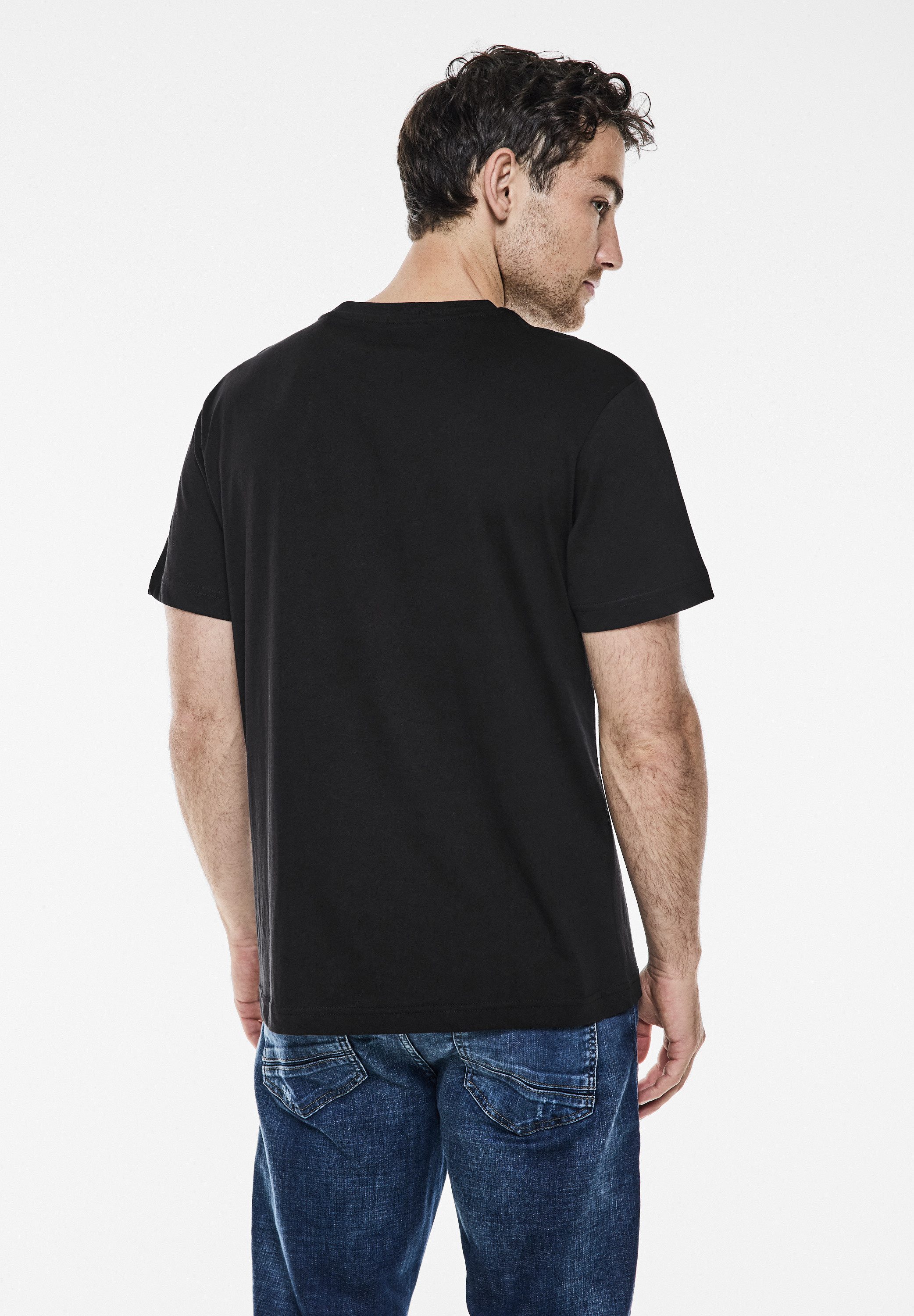 STREET ONE MEN T-Shirt aus reiner günstig online kaufen