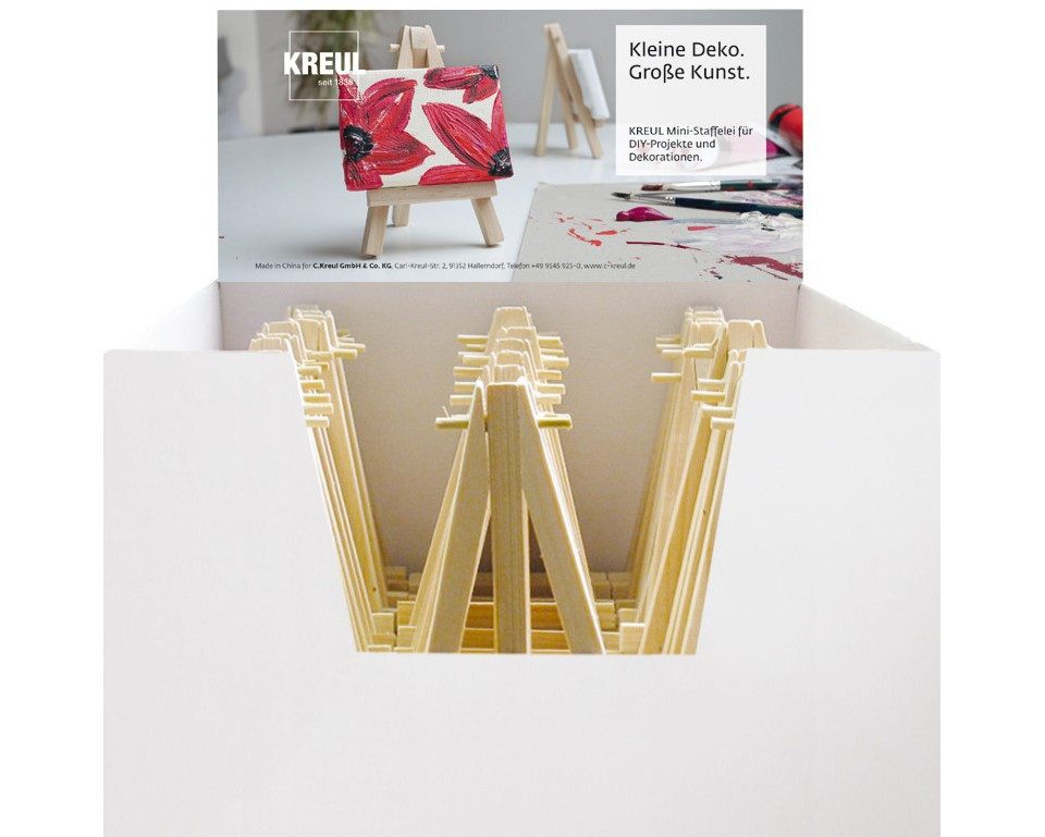 Kreul Leinwand Kreul Mini-Staffelei 12 cm