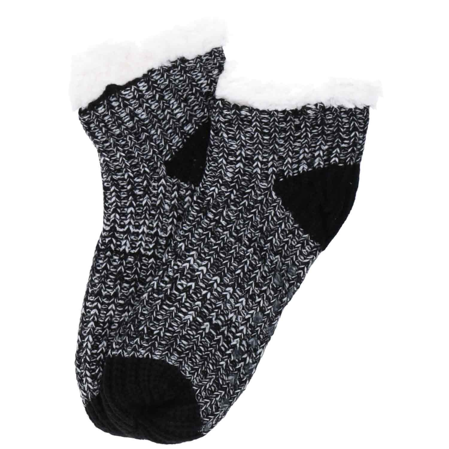 Haussocken Antonio Damen Hüttensocken Knöchelhoch Black