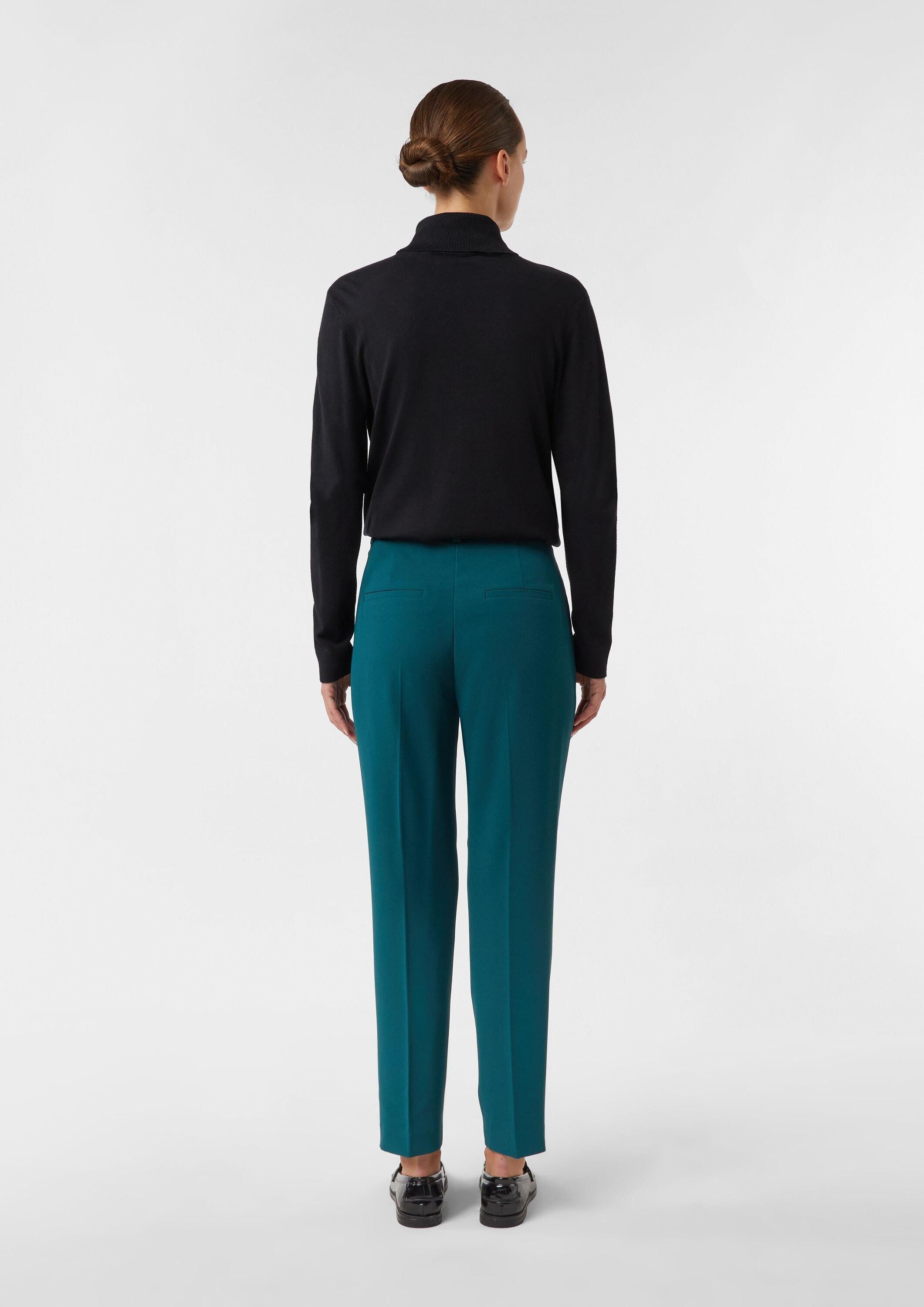 comma 7/8-Hose Hose Cigarette Pants mit Bügelfalten