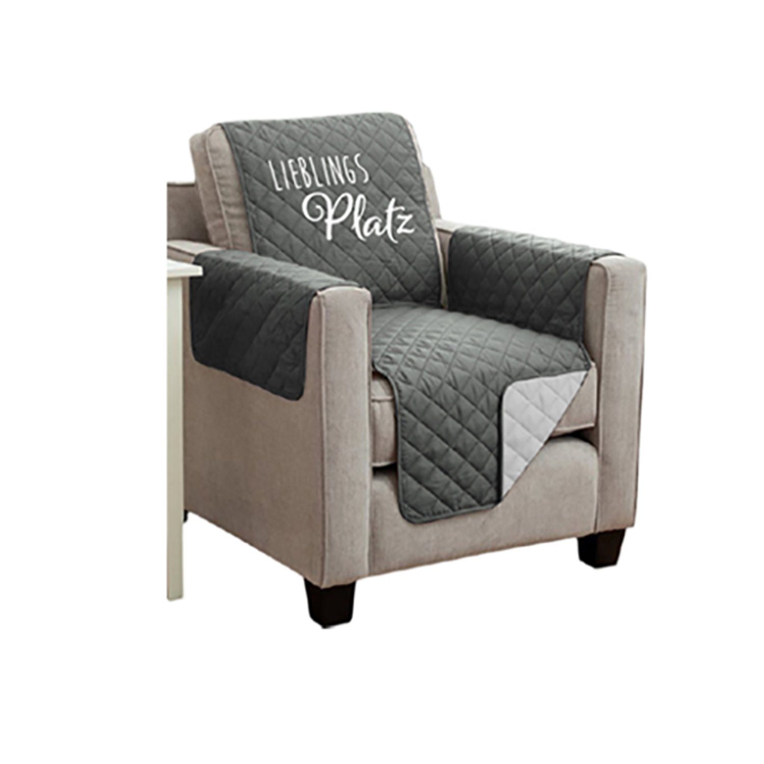 Mojawo Sesselschoner Sofaüberwurf Sesselschoner Sofaschoner Überwurf Decke 191x165cm