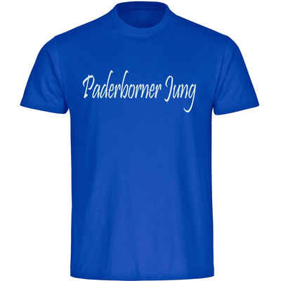 multifanshop T-Shirt Kinder Paderborn - Paderborner Jung - Boy Girl