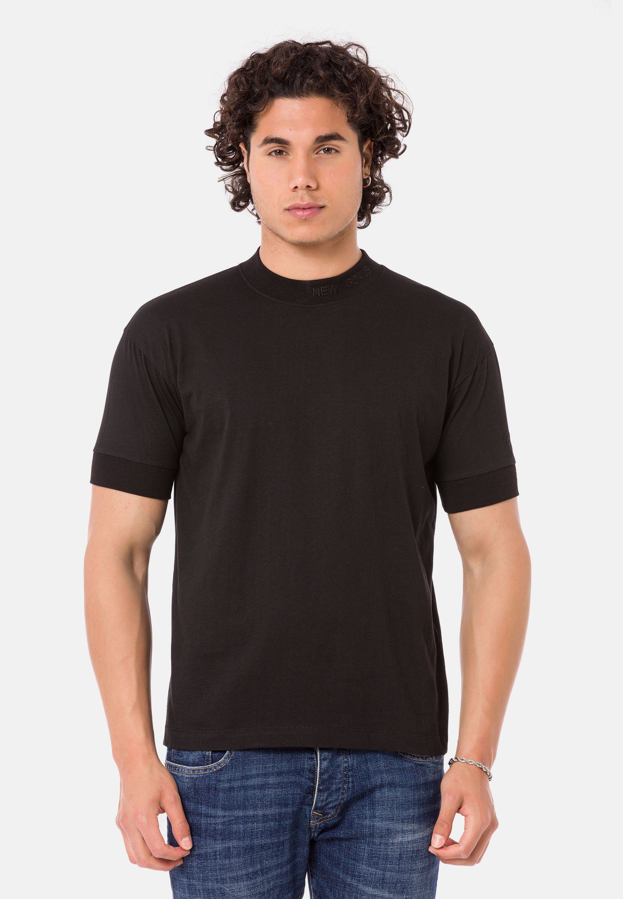 RedBridge T-Shirt Widnes mit Logo-Bestickung schwarz