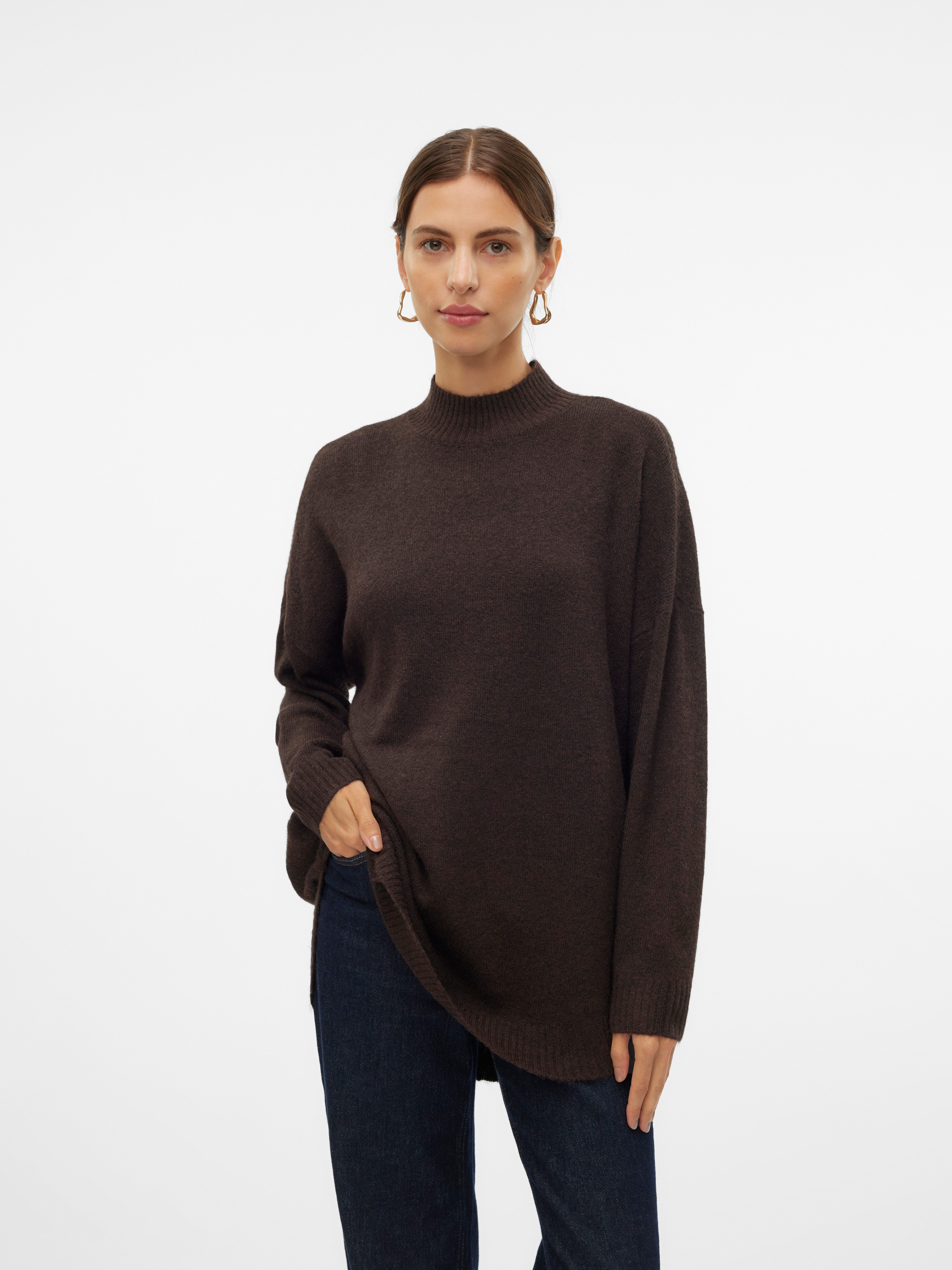 Vero Moda Strickpullover VMPLAZA LS HIGHNECK günstig online kaufen