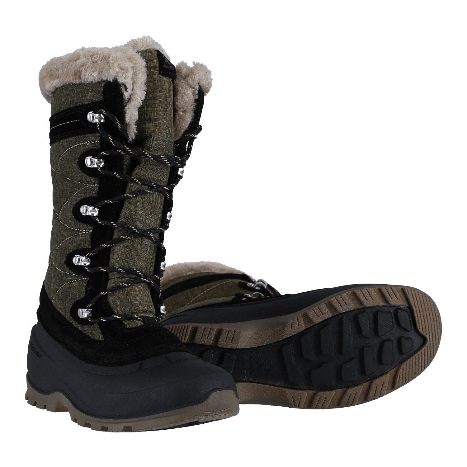 Kamik Snovalley 4 (Wildleder, wasserdicht) olivegrün Damen Winterstiefel günstig online kaufen