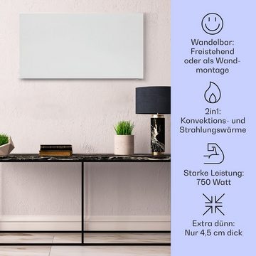 Klarstein Heizkörper Taal Smart, elektrischer Infrarot Heizung mit Thermostat Wärmestrahlung