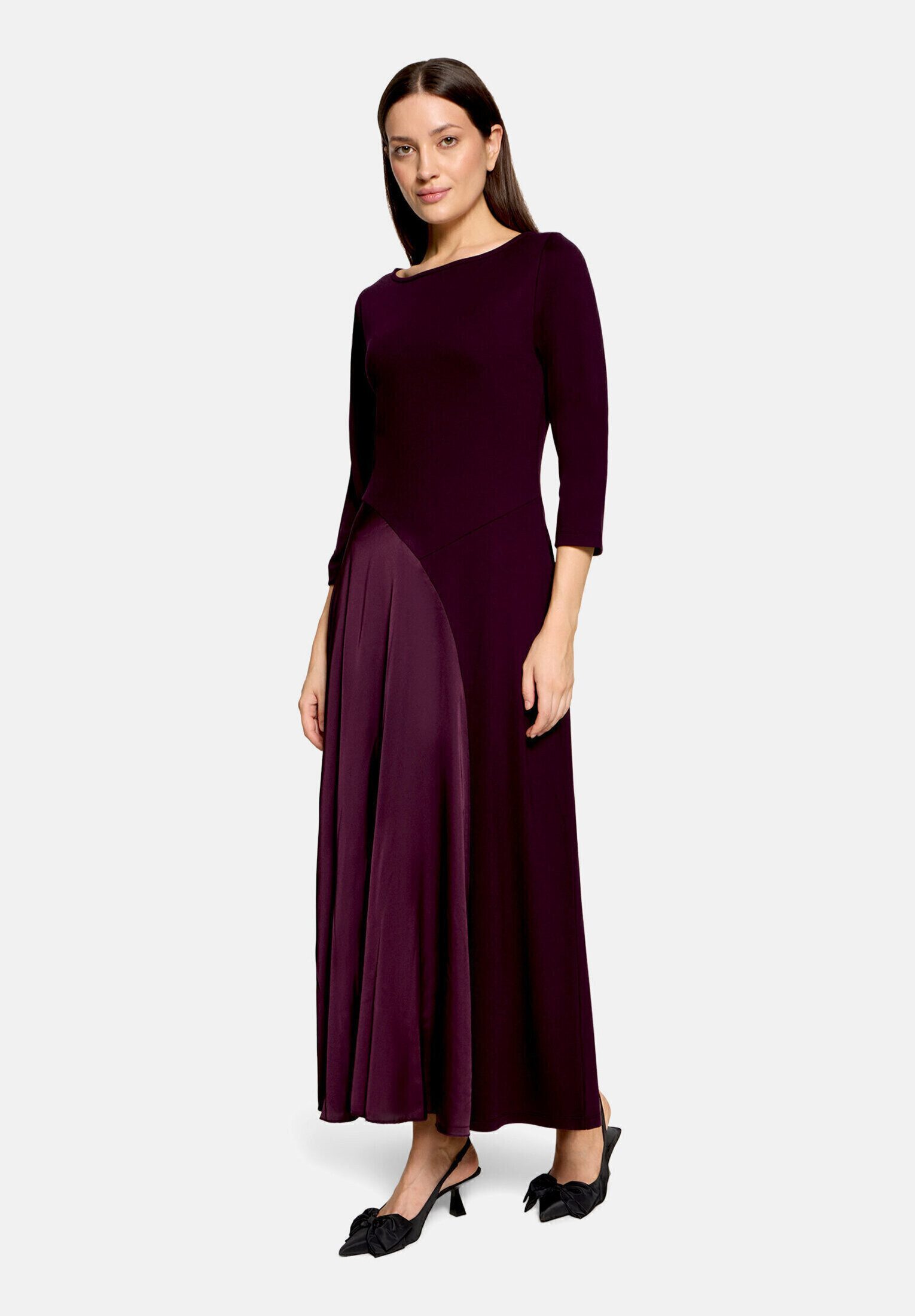 Cartoon Jerseykleid Damen mit 3/4 Arm