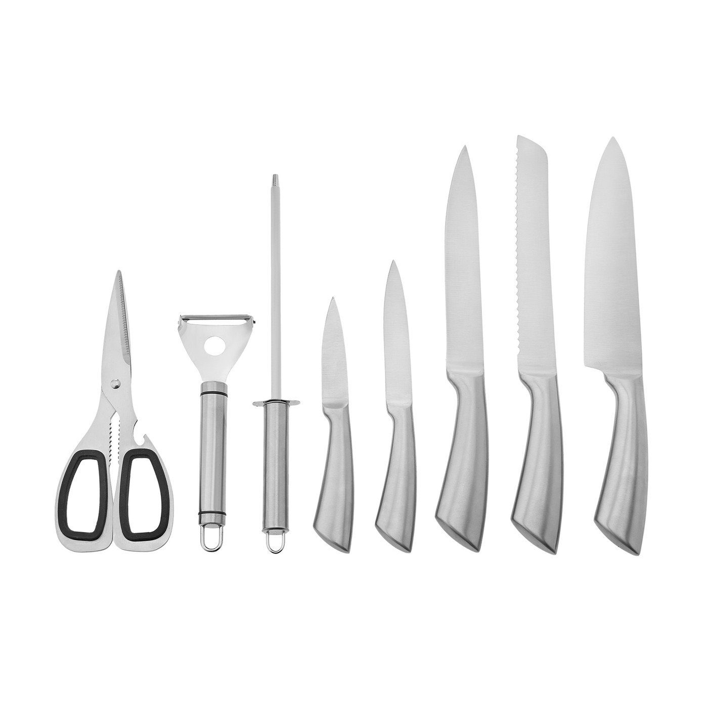 Karaca Messer-Set Meister Palm Steel Messerset, 9-teilig, Brotmesser