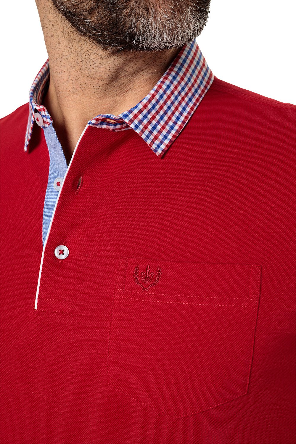 Franco Bettoni Poloshirt hohe Hautverträglichkeit durch 100% Baumwolle