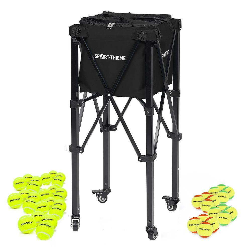 Sport-Thieme Tennisball Tennis-Set Trainer, Auf Rasen-, Hallen- und Sandplätzen einsetzbar