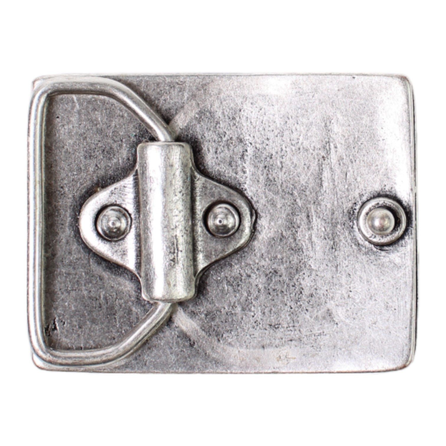 FRONHOFER Gürtelschnalle 17711 (1-St) Koppelschnalle Tracht für 4 cm Gürtelriemen, versilbert, Doppeladler