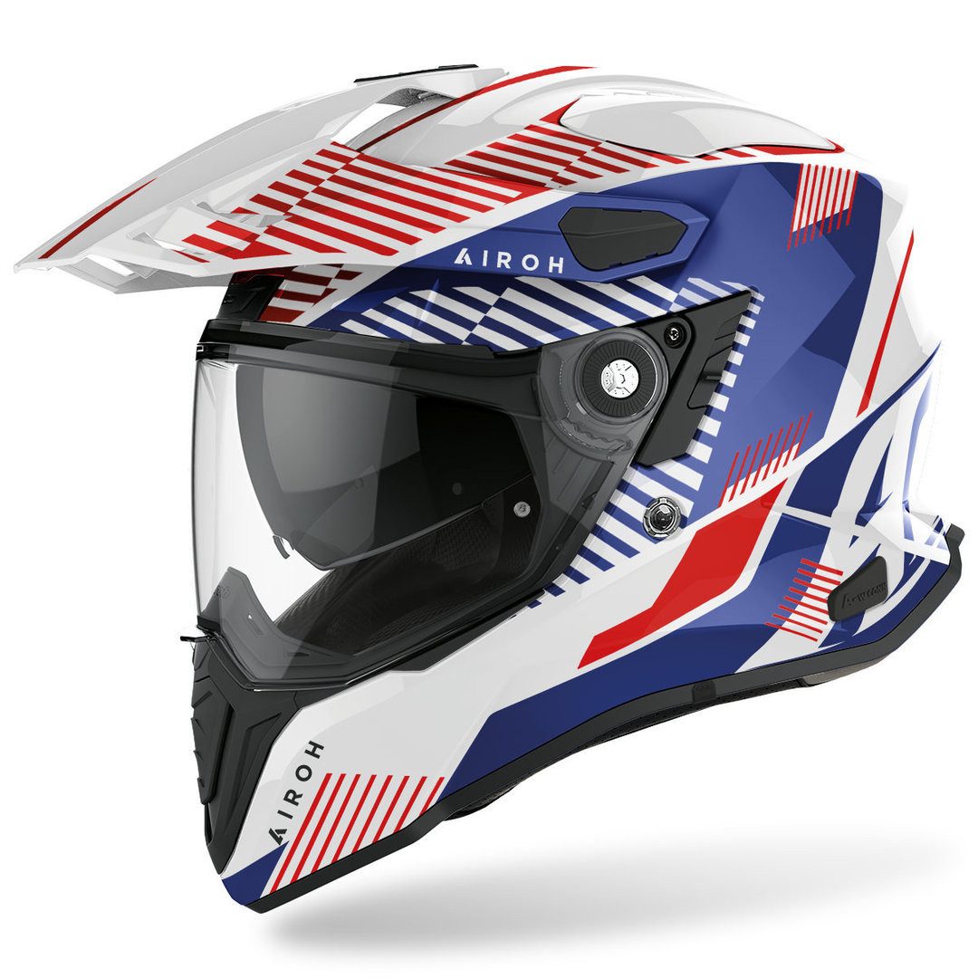 Airoh Motocrosshelm Commander Boost Motocross Helm, integriertes Sonnenvisier