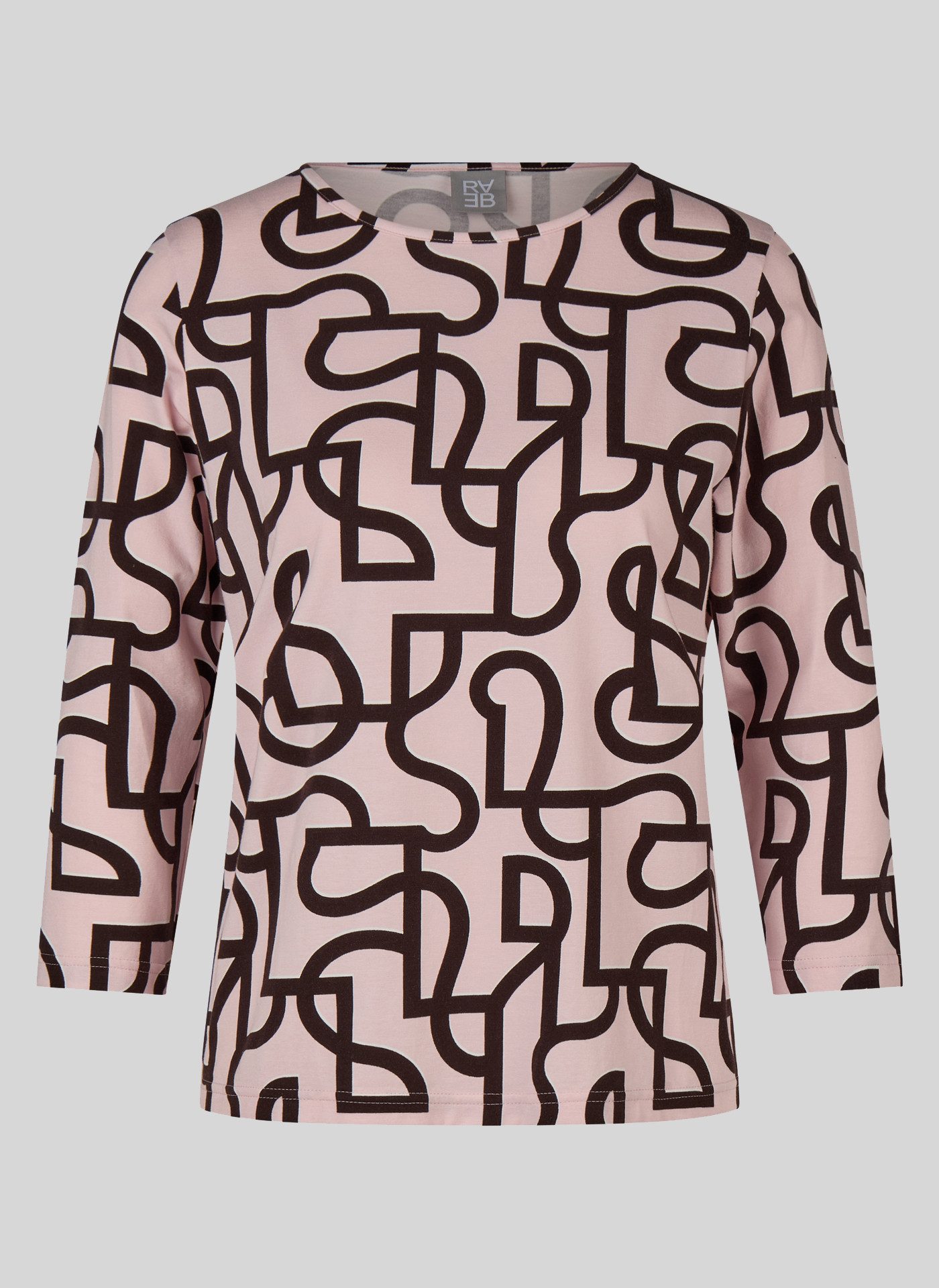 Rabe 3/4-Arm-Shirt mit All-Over Print – Bild 4 von 5