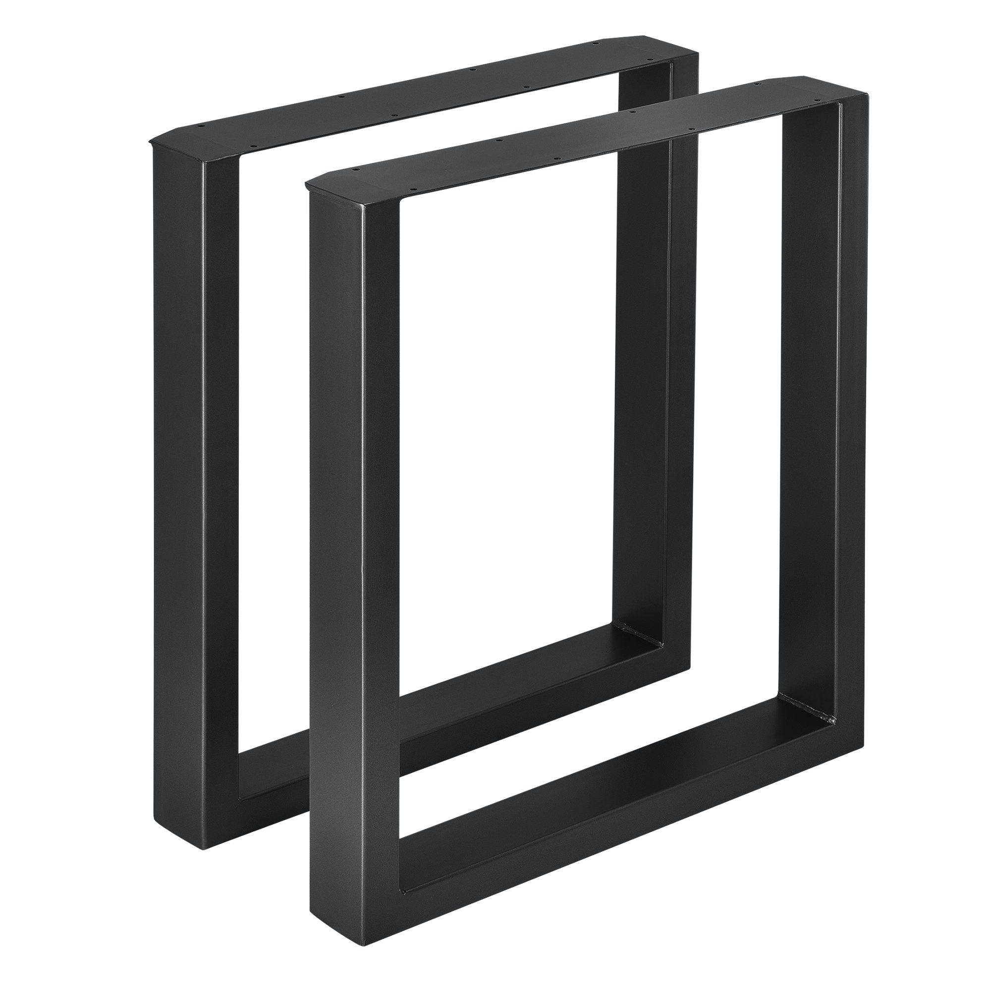 en.casa Untergestell, »Makers« für Esstisch 60 x 72 cm Stahl Schwarz