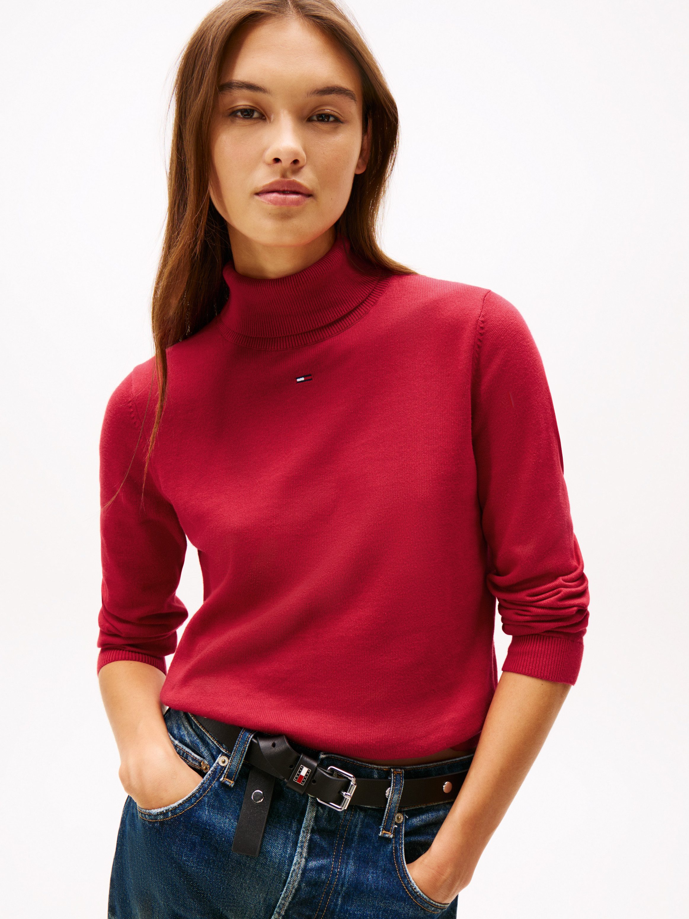 Tommy Jeans Rollkragenpullover TJW ESSENTIAL TRTLNK günstig online kaufen
