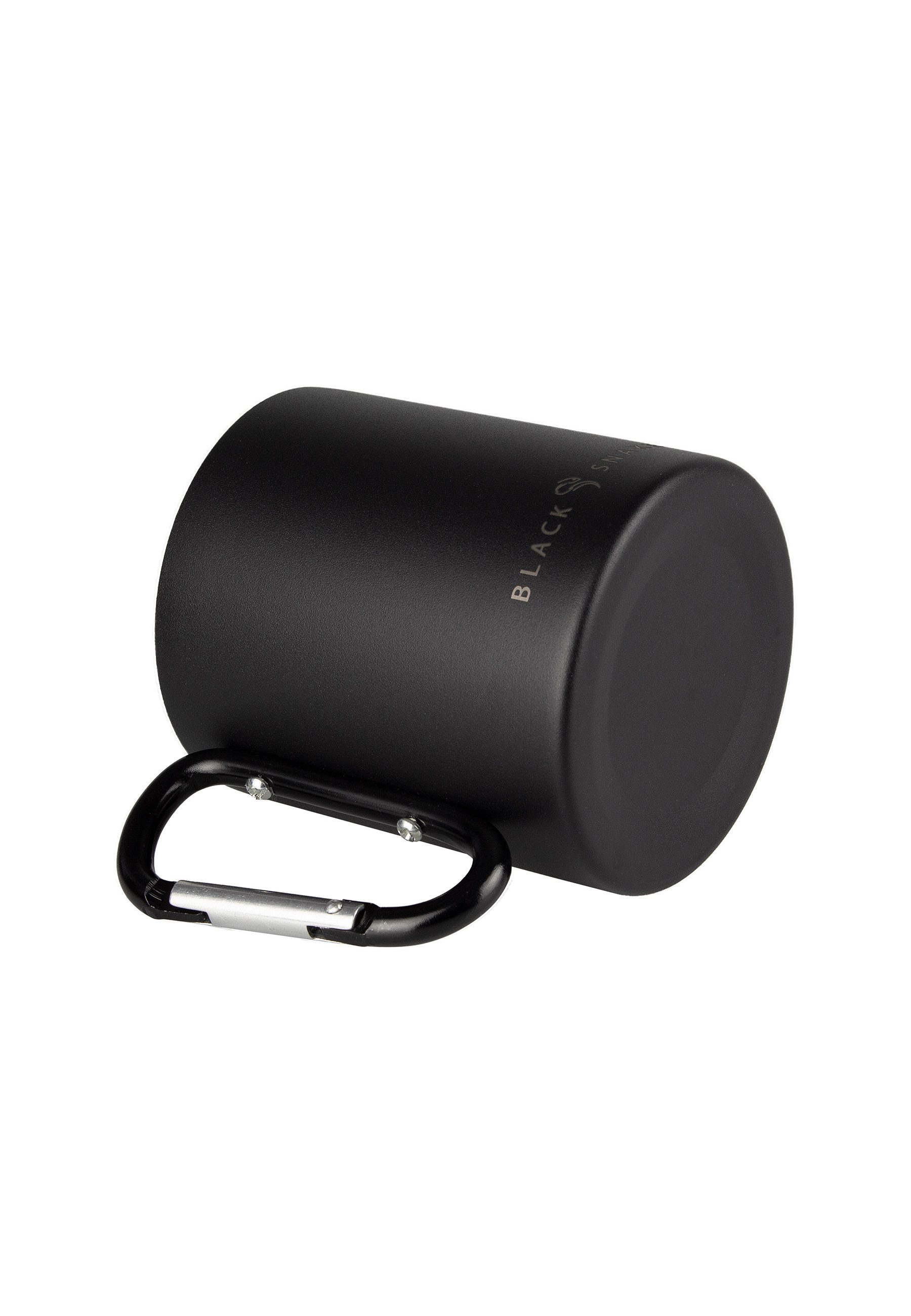 Black Snake Geschirr-Set Camping Kochgeschirr Set mit Thermobecher & Lunch-Besteck (3-tlg), 1 Personen, Aluminum und Edelstahl, Kochgeschirr mit Thermobecher und Lunch-Besteck im Neopren-Etui