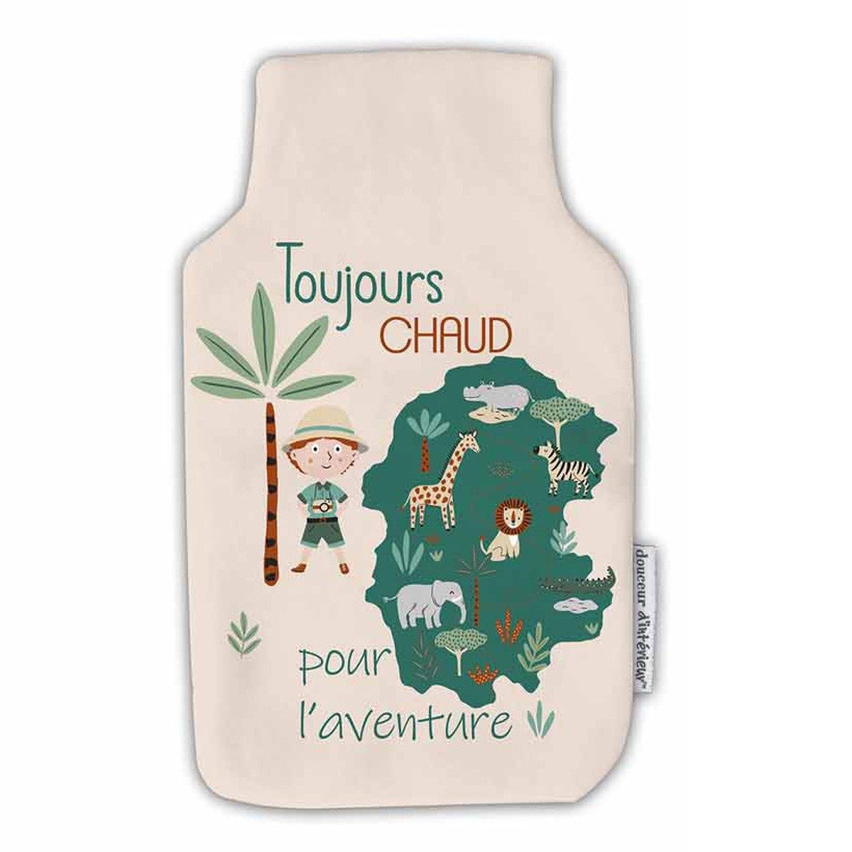 Douceur d'intérieur Babyspiegel Wärmflaschenhülle mit Muster KIDS, 21 x 34 cm