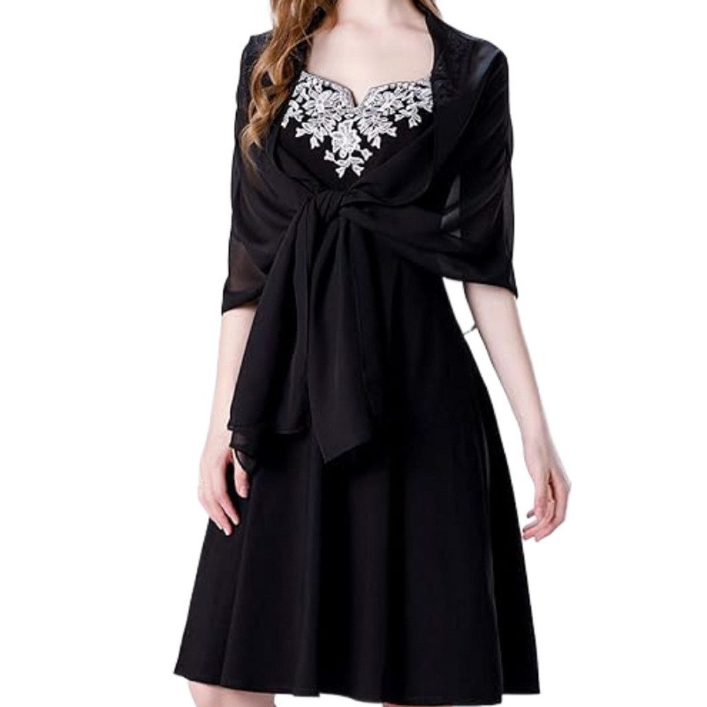 Zaewry Modeschal Damen Chiffon Schal – Elegante leichte Stola, weich fließend, (1-St), ideal für Abendkleid, Hochzeit & festliche Anlässe