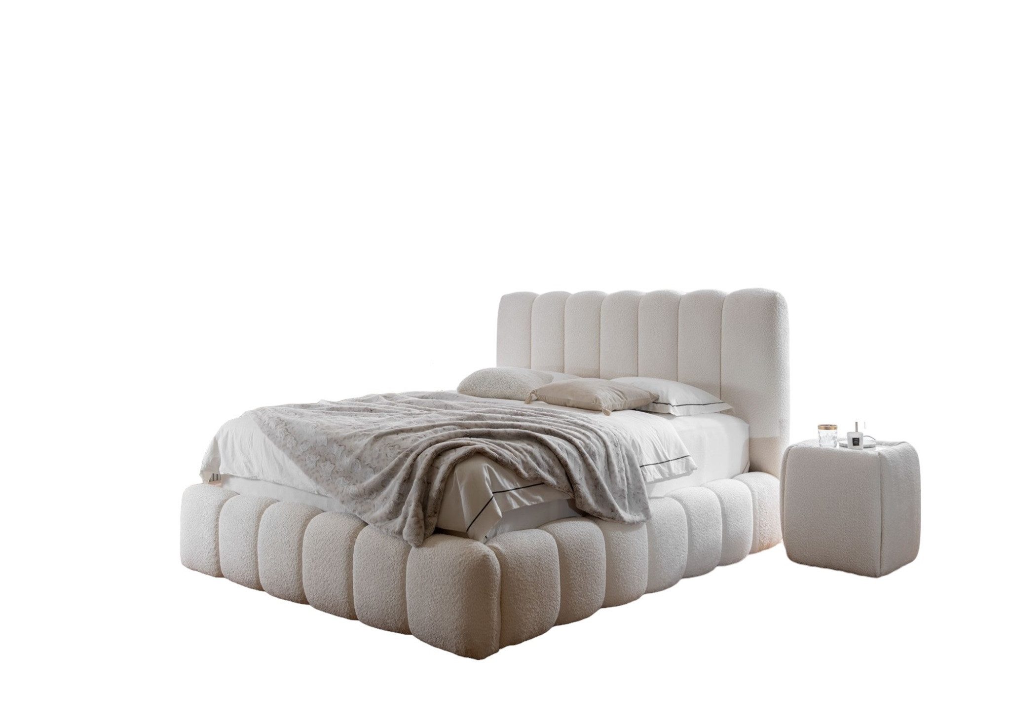 Fun Möbel Polsterbett Polsterbett Schlafzimmerbett CARSON günstig online kaufen