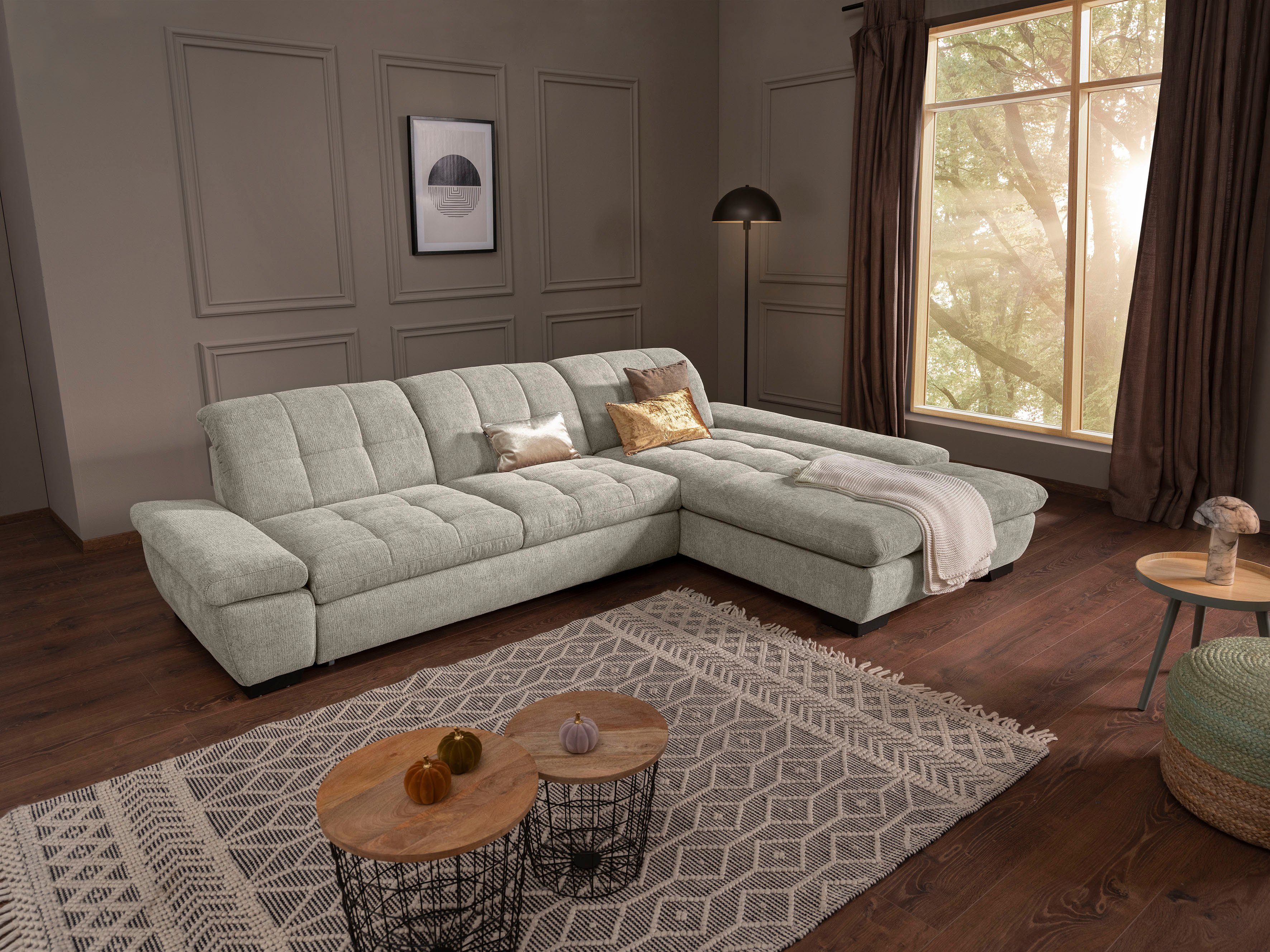 alina Ecksofa Salima, Inklusive Rückenlehnenverstellung