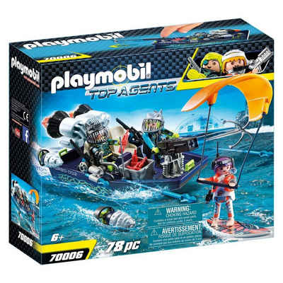 Playmobil® Spielzeug-Boot PLAYMOBIL® 70006 - Top Agents - Team S.H.A.R.K. Harpoon Craft