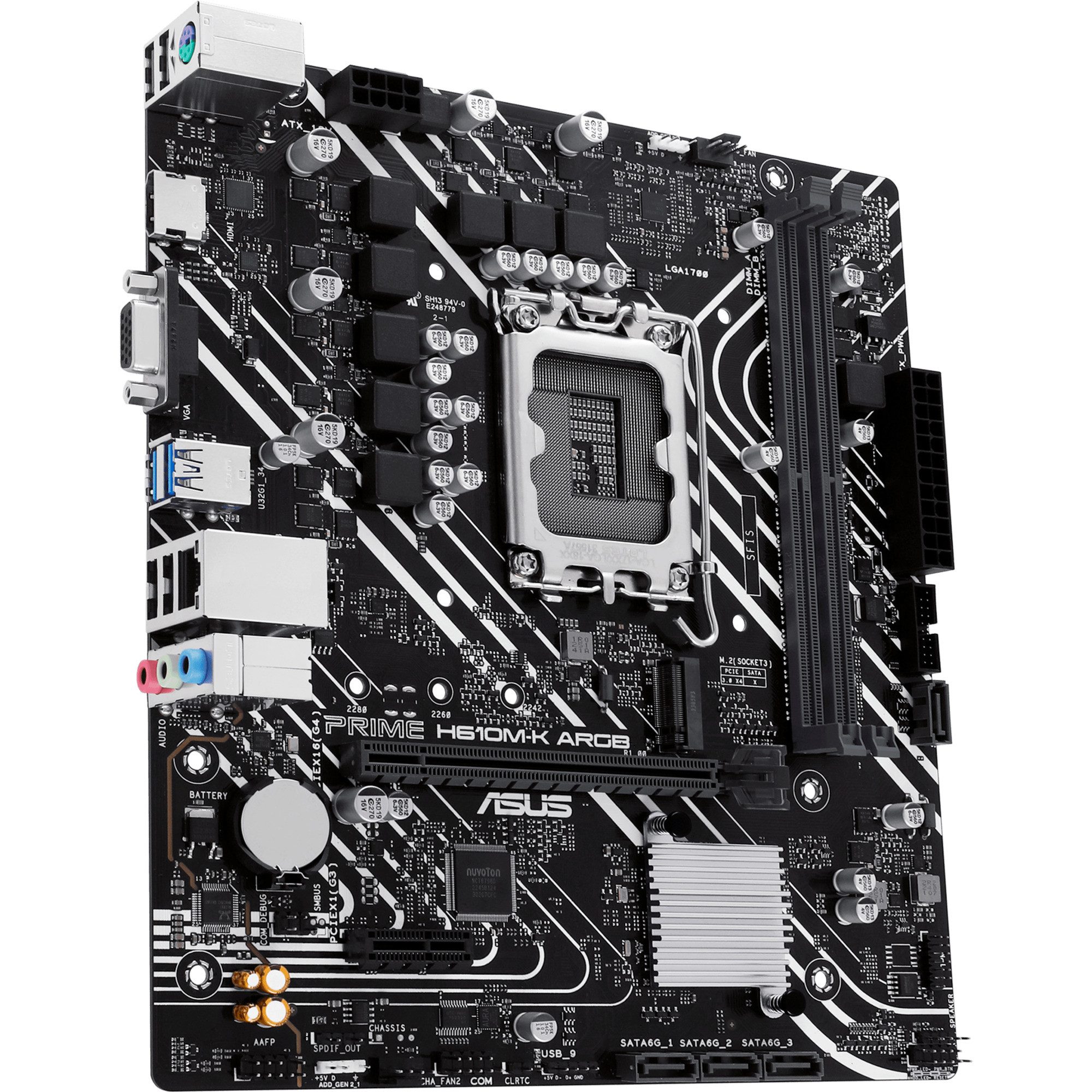 Asus ASUS PRIME H610M-K ARGB, Mainboard Mainboard AURA Sync
