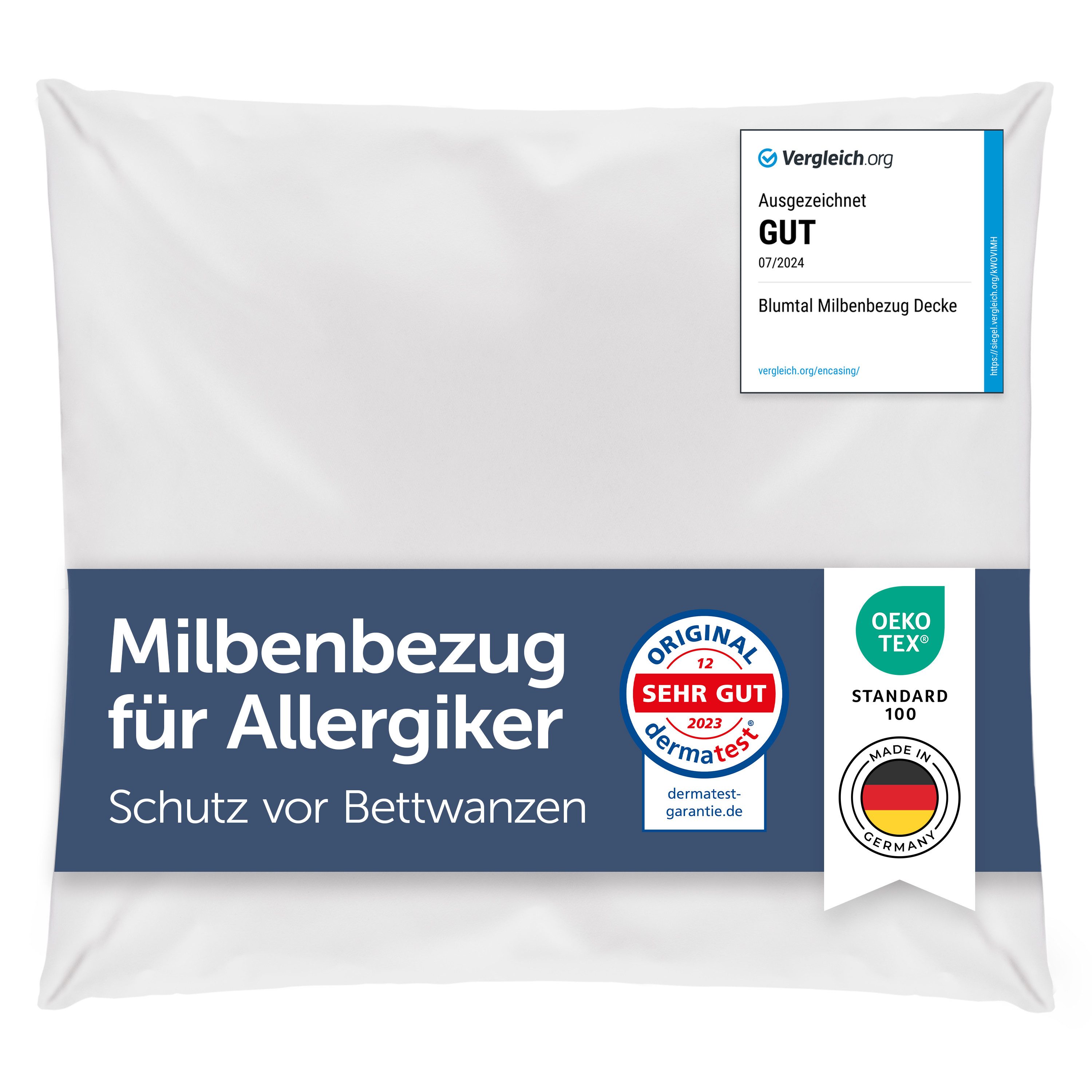 Blumtal Bettbezug Milbenbezug Allergiker Bettbezug oder Kopfkissenbezug- Mi günstig online kaufen