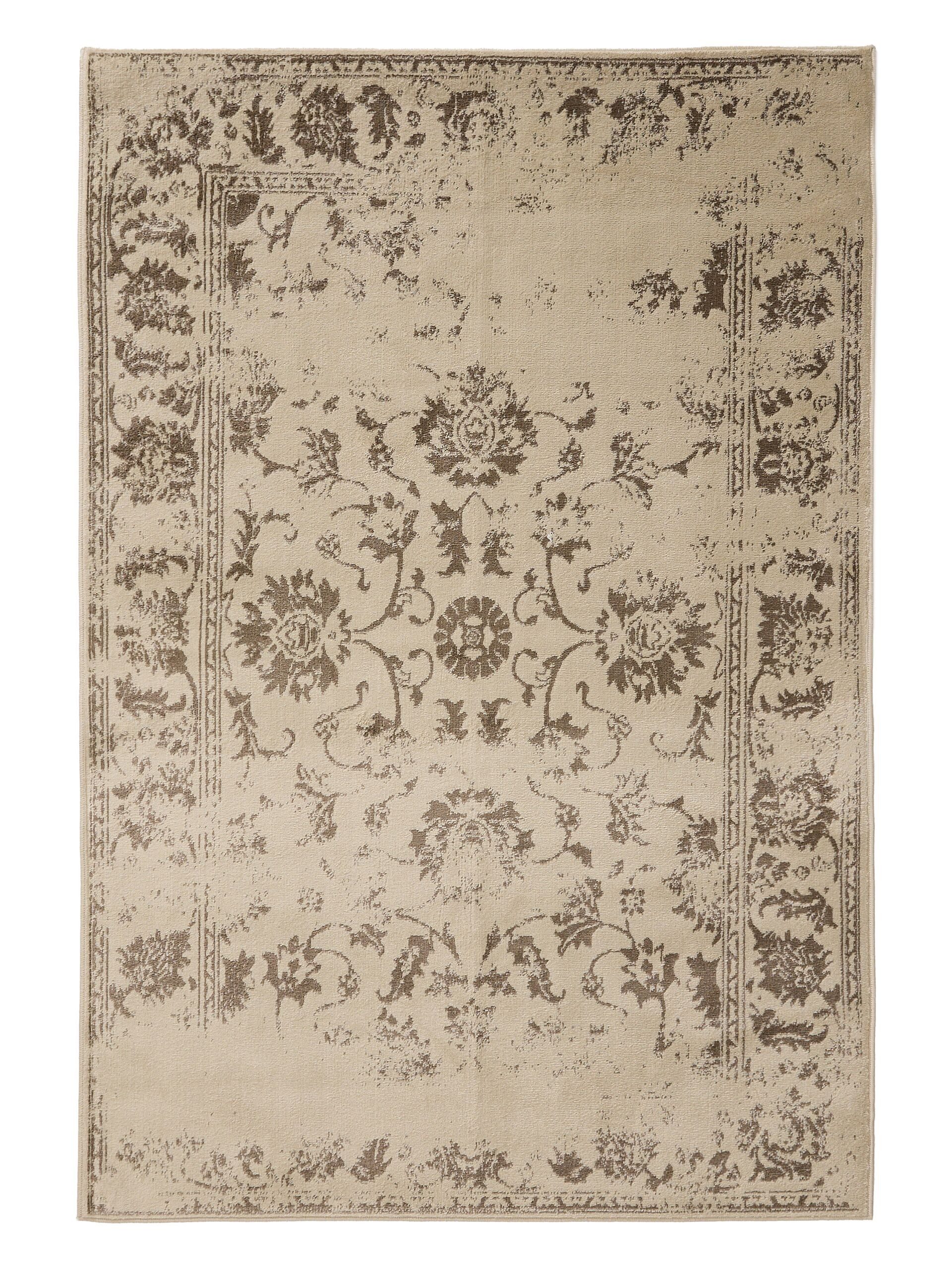 Interiyou Teppich Suzuka, Rechteckig, Höhe: 6 mm, Teppich Kurzflor, Vintage, Orientalisch, Wohn- und Schlafzimmer