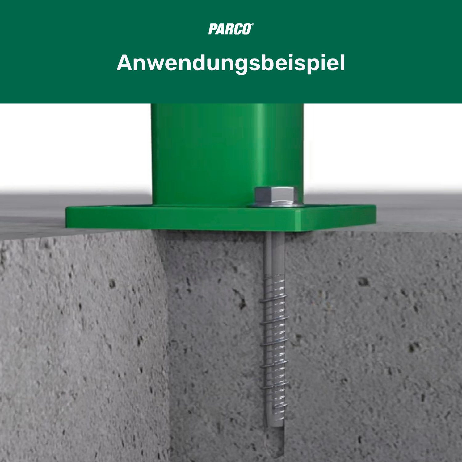 PARCO Betonschraube Betonschrauben 6 x 60 mm - 100 Stück