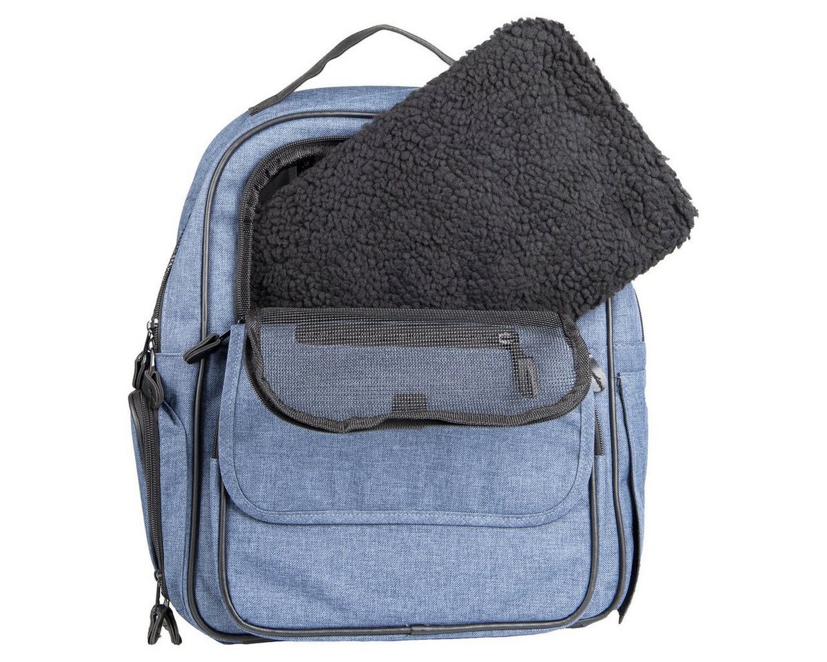 Thumbnail - Flamingo Tiertransporttasche Rucksack Wiro blau