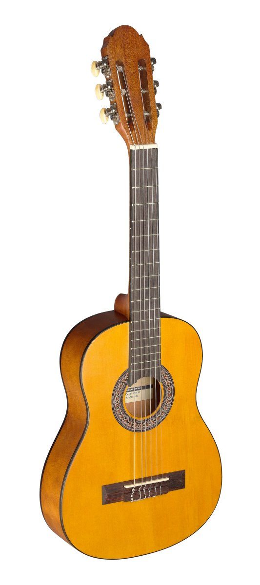 Stagg Konzertgitarre 405 M NAT 1/4 Kindergitarre Konzertgitarre natur matt klassische Gi...