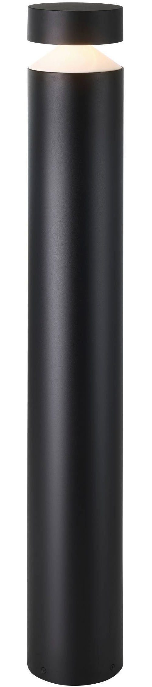 EGLO Stehlampe Melzo Außen-Stehlampe, Außenleuchte, Aluguss und Kunststoff, IP44, LED fest integriert, Warmweiß, Stehleuchte - H99 x Ø13,5 cm - schwarz - 1X11W inkl.