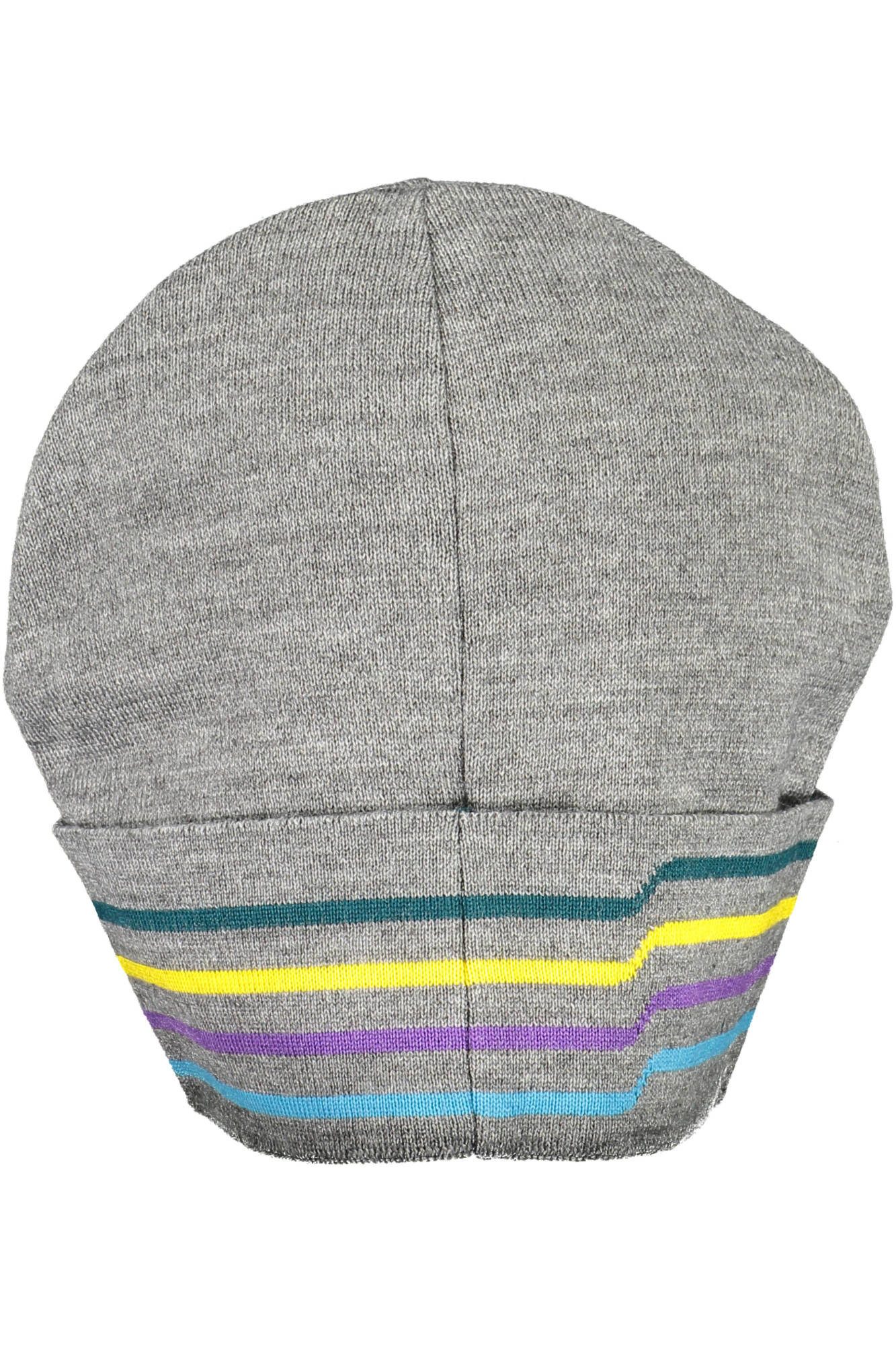 Harmont & Blaine Strickmütze Herren Graue Kappe mit Kontrastdetails und Logo-Stickerei