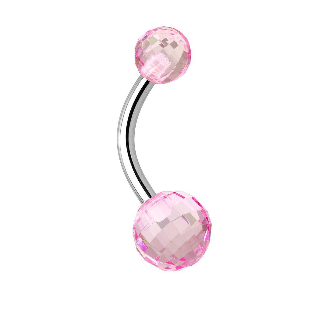 Bauchnabelpiercing Piercing Chirurgenstahl Disco Kugel