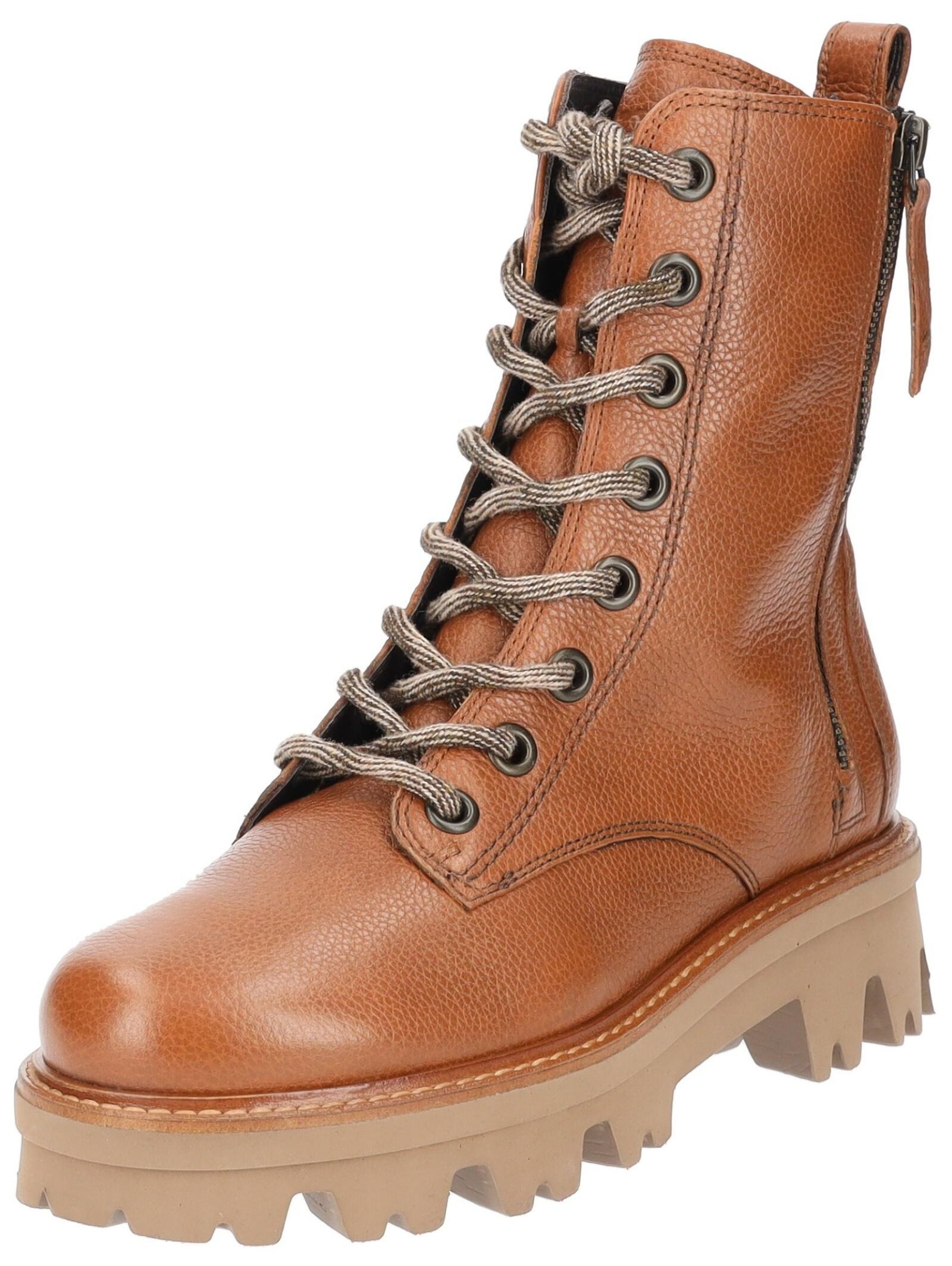 Paul Green Stiefelette Glattleder Schnürstiefelette