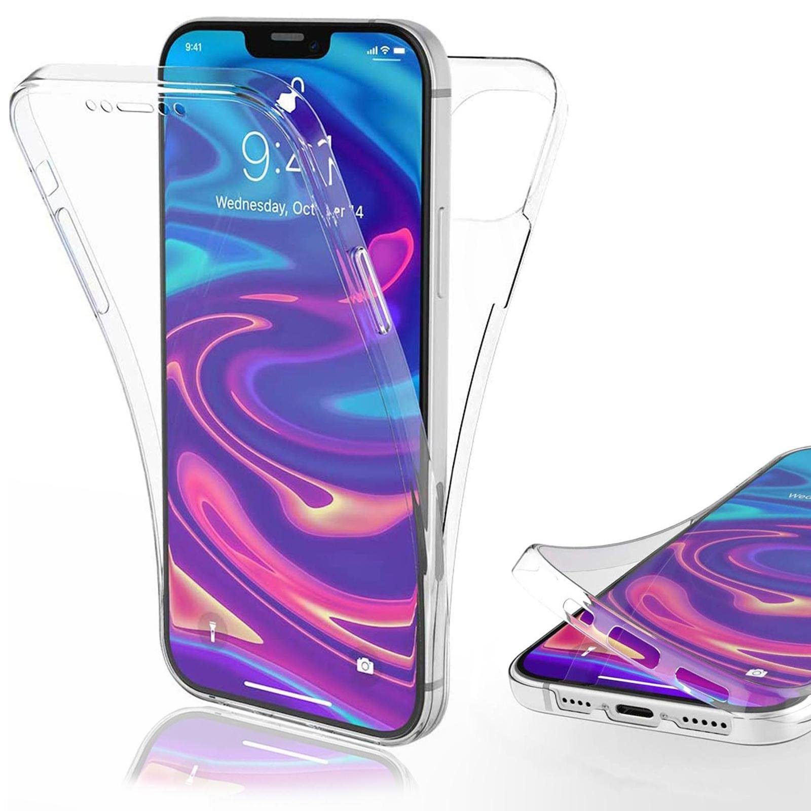 Numerva Handyhülle Full TPU für Samsung Galaxy A7 (2018), 360° Handy Schutz Hülle  Silikon Case Cover Bumper