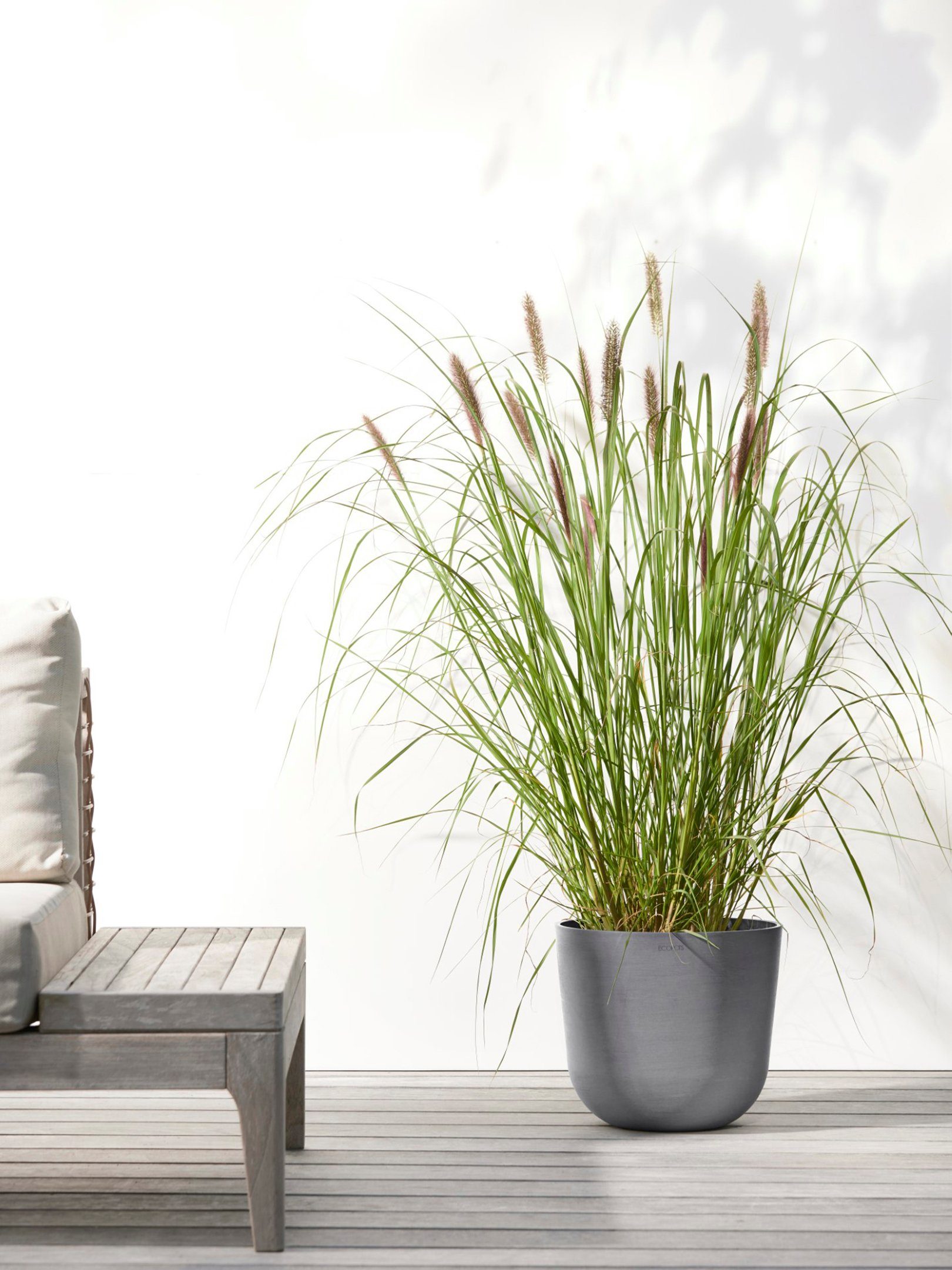 ECOPOTS Blumentopf Oslo 25 Grau, für günstig online kaufen