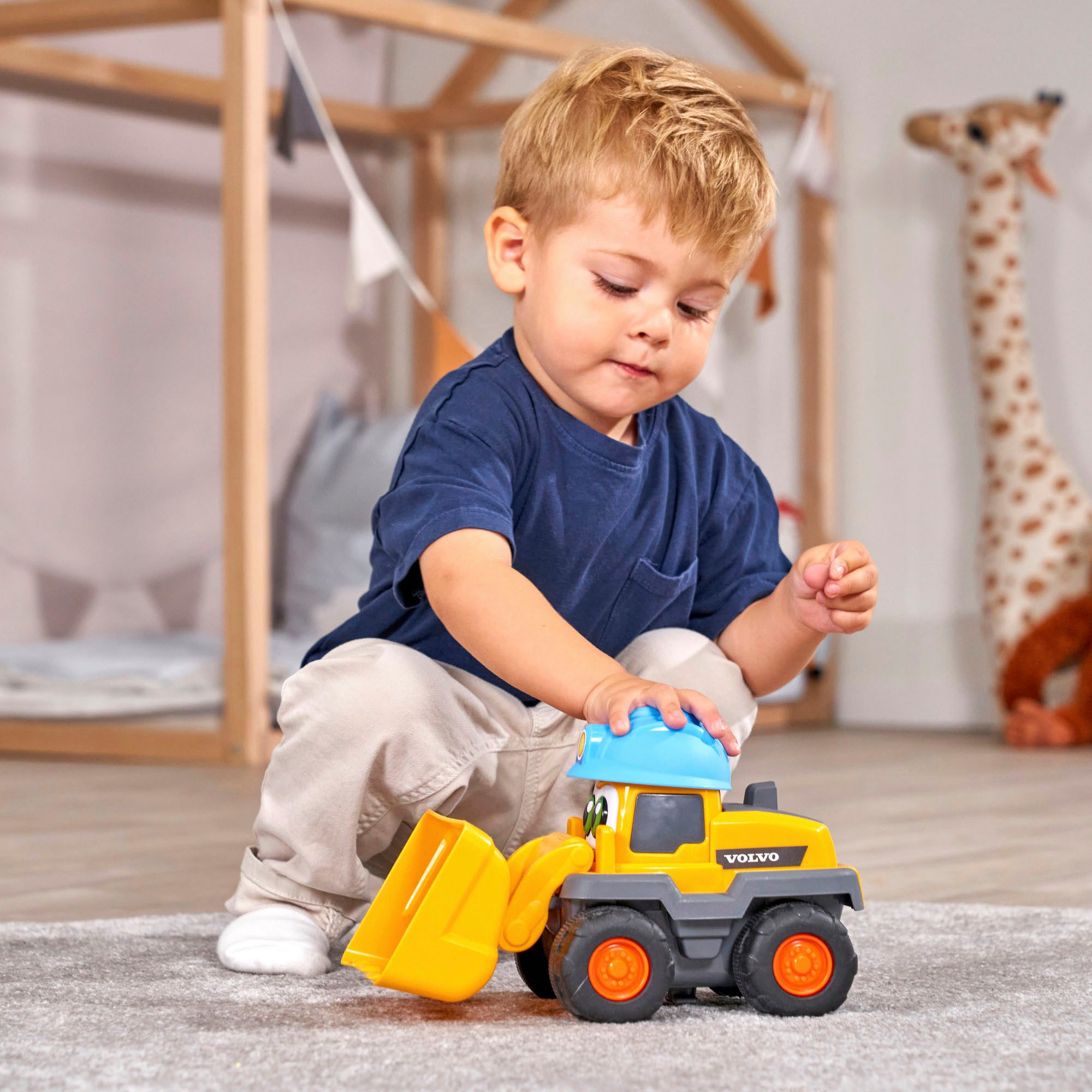 ABC Spielzeug-Radlader ABC Lucy Loader, mit mechanischer Hupe