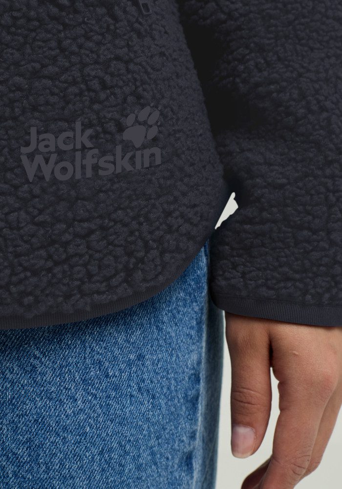 Jack Wolfskin Fleecejacke HIGH CURL JKT W mit durchgehendem Reißverschluss, aus Sherpa Fleece, atmungsaktiv – Bild 5 von 5