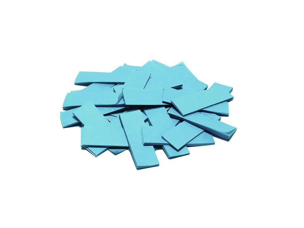 TCM Fx Konfetti Slowfall Konfetti rechteckig 55x18mm, 1kg, verschiedene Farben erhältlich hellblau