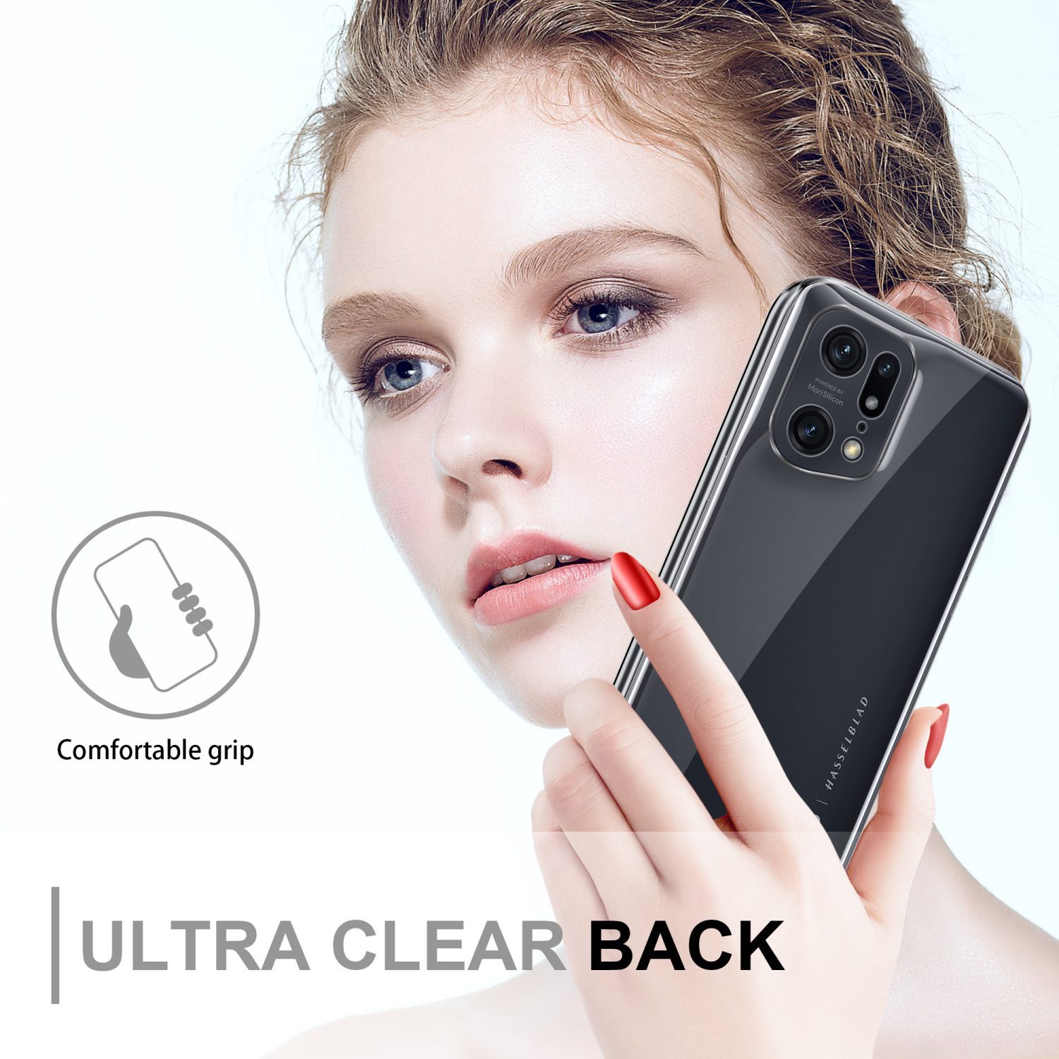 Cadorabo Handyhülle für Oppo FIND X5 PRO Hülle Oppo FIND X5 PRO, Flexible Case Handy Schutzhülle - Hülle - Back Cover 360° Grad
