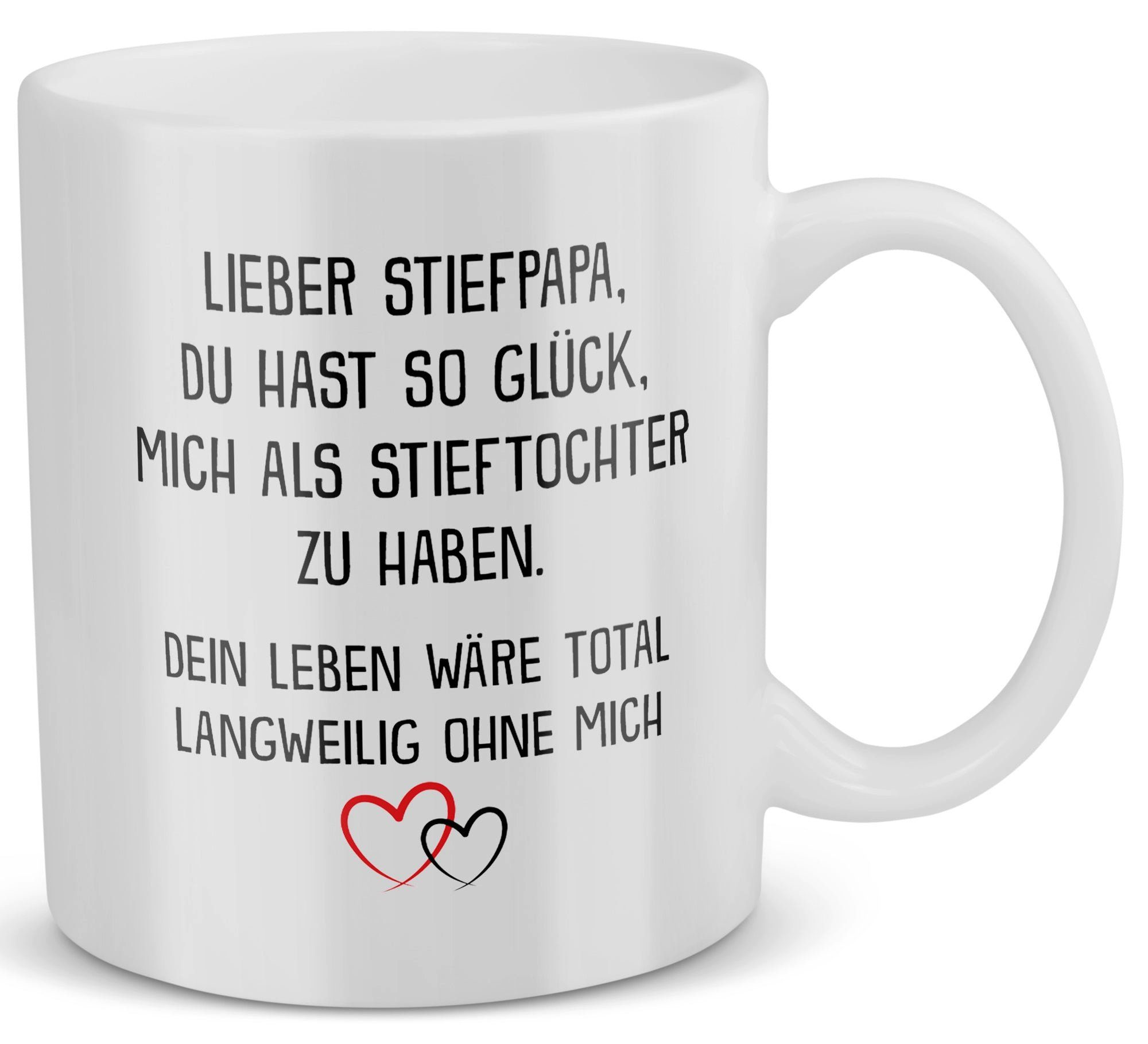 22Feels Tasse Stiefpapa Geschenk von Stieftochter Vatertag Stiefvater