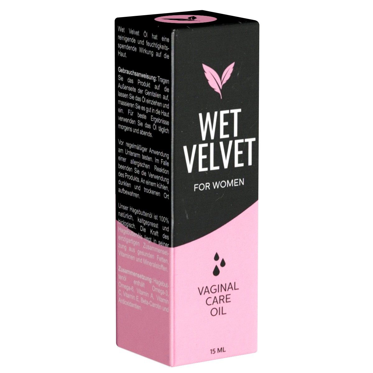 Morningstar Pharma Intimpflege Wet Velvet - for Woman Flasche mit 15ml, 1-tlg., natürliches Vaginal Pflege Öl für mehr Geschmeidigkeit