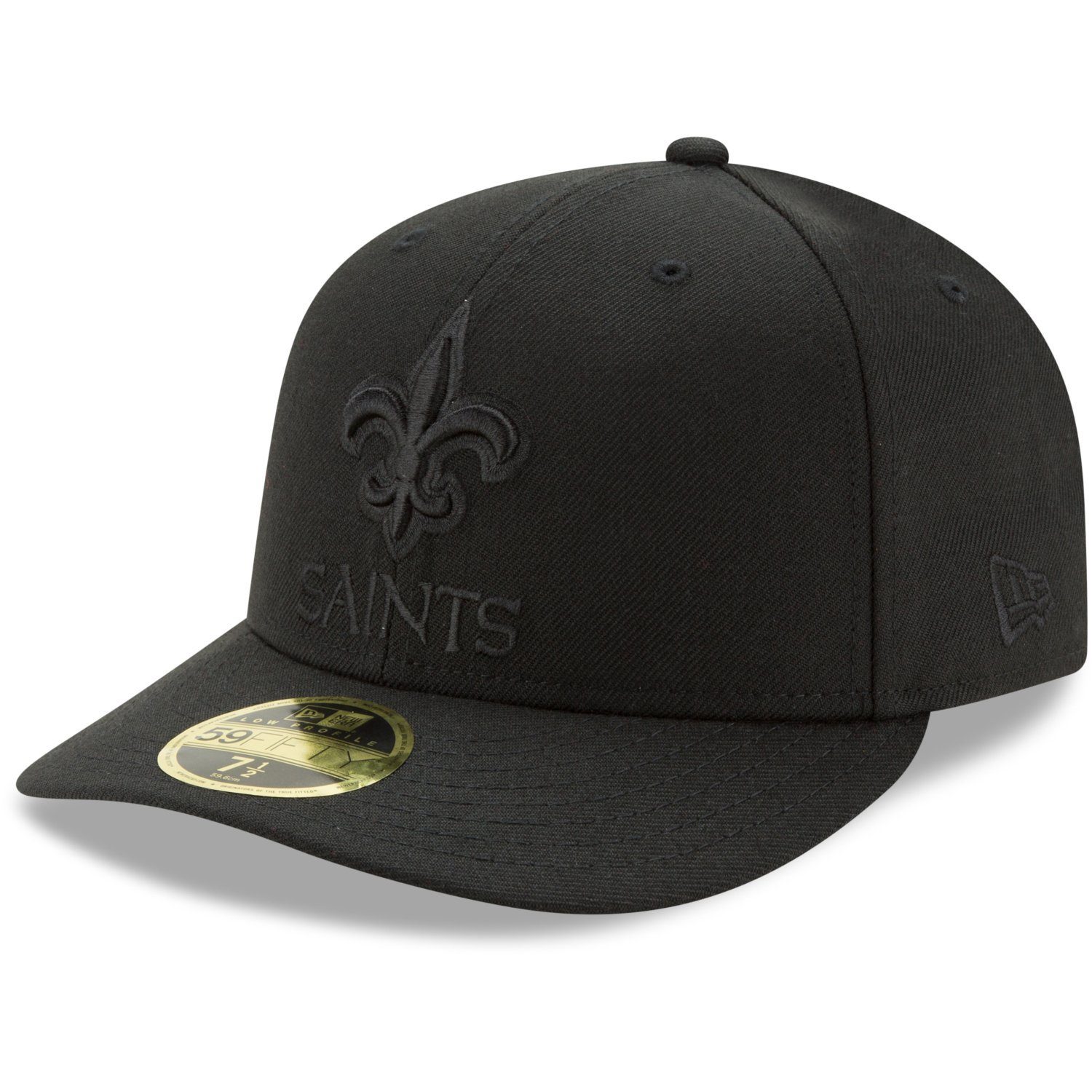 New Era Fitted Cap 59Fifty Low Profile NFL Teams New Orleans Saints