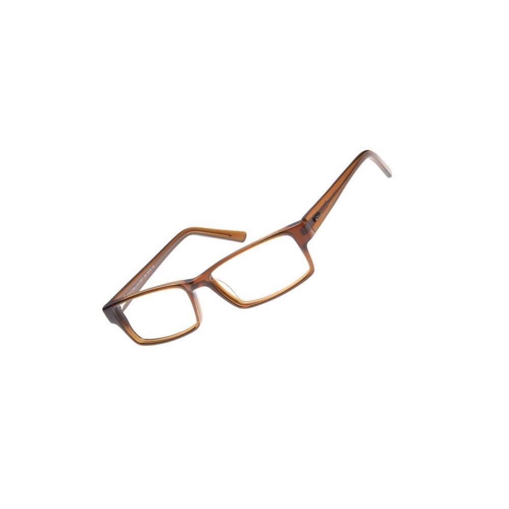 Fossil Brillengestell Korrektionsfassung Brille Kunststoff Braun 53/16/140 - OF2071200, Kunststoff