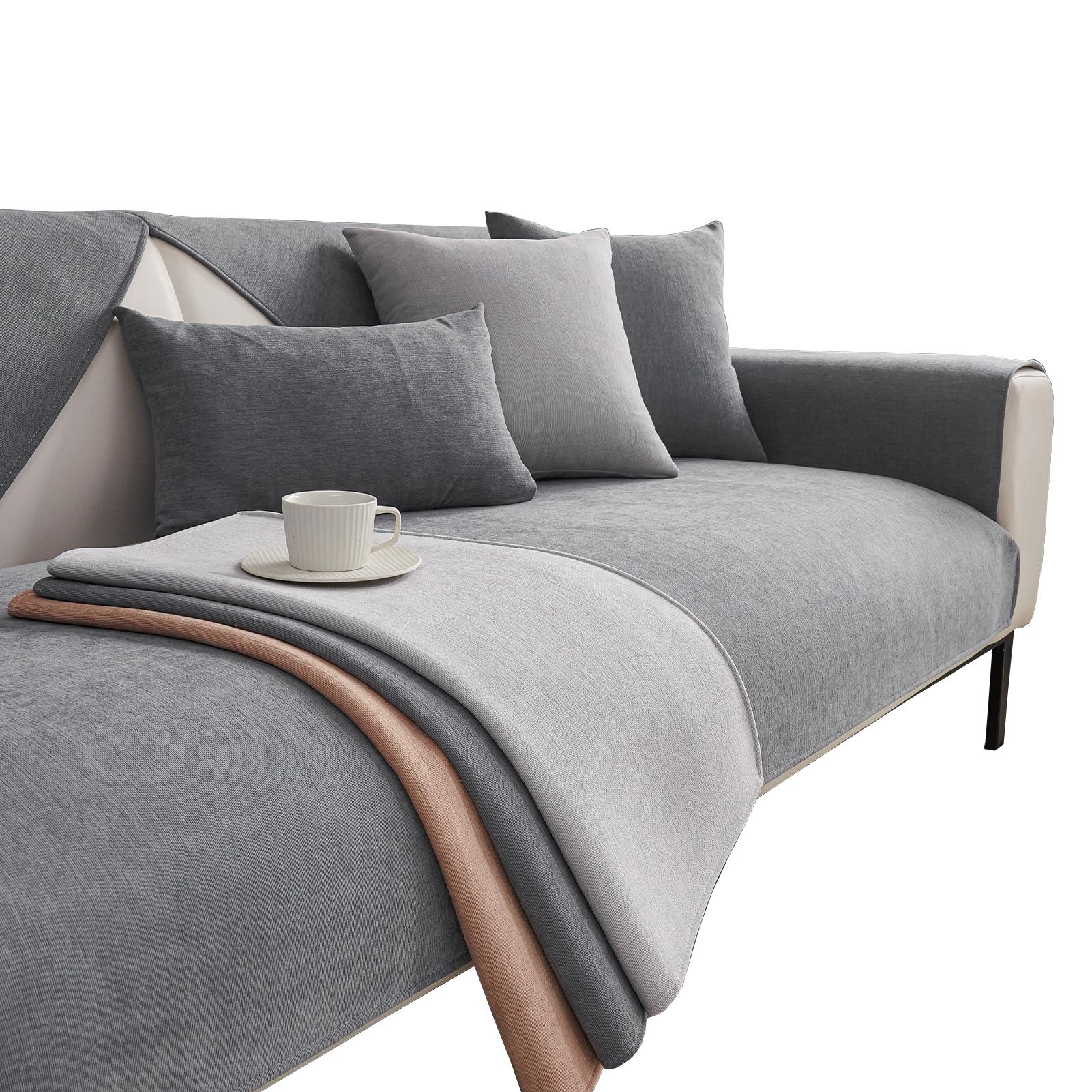Zyronn Sofaschoner Sofa Überwurfdecke, Sofa Überzug, Sofabezug, Couchschoner, Überwurfdecken für Sofa, Hund Katze Sofa Überwurf